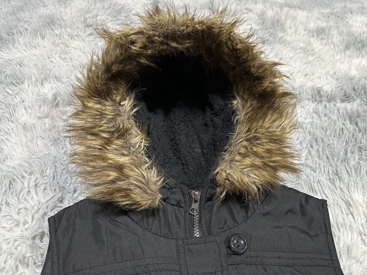 If Six Was Nine 🔥Y2K Beaumont Carr Fur Down Vest Jacket Hoodie Goth Punk Size US M / EU 48-50 / 2 - 10 Thumbnail