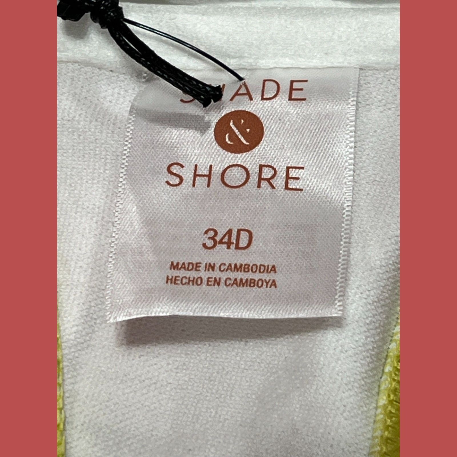 Other Shade & Shore - Women's Ribbed Hidden Underwire Bandeau Biki Size ONE SIZE - 11 Thumbnail
