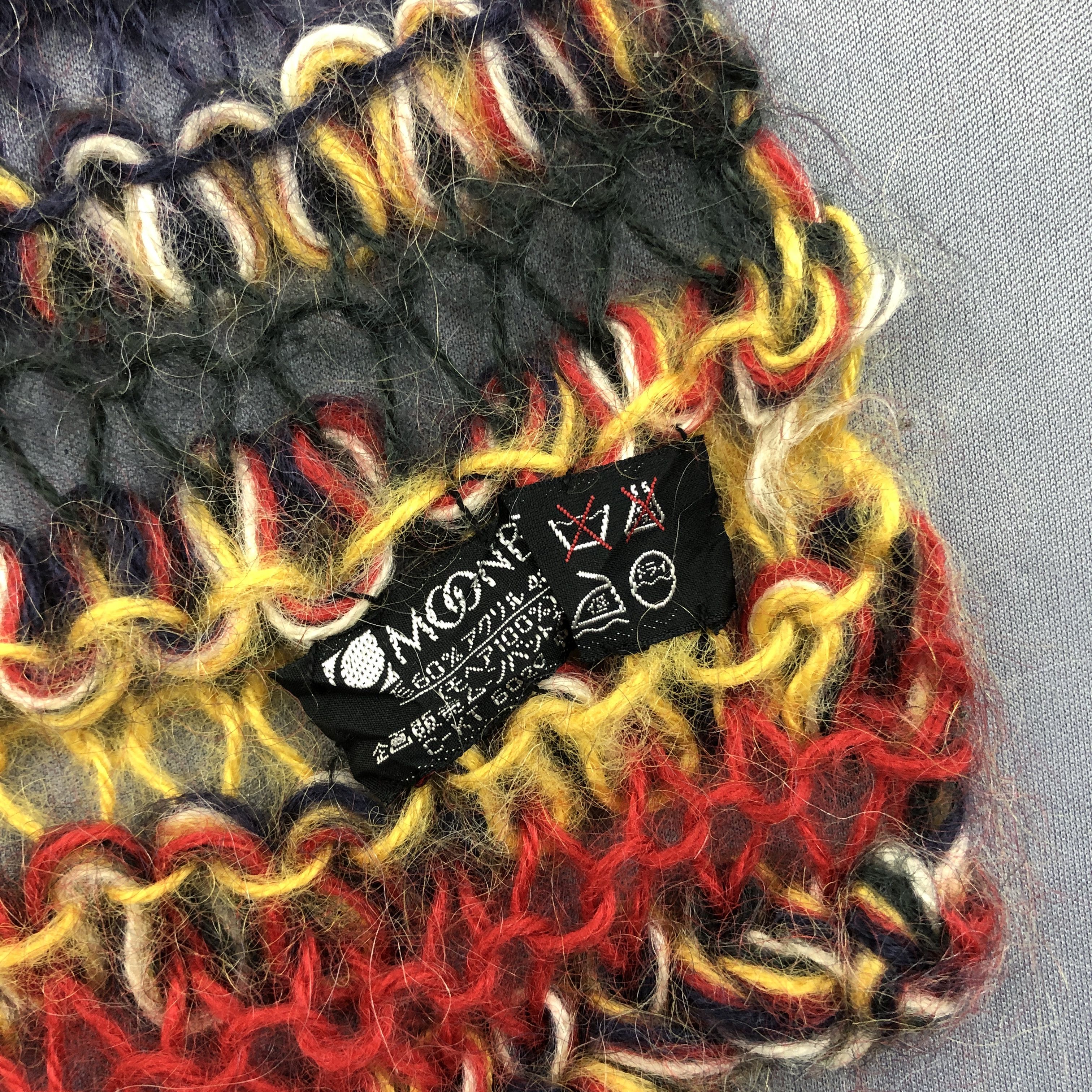 Jean Charles De Castelbajac × Vintage Vintage JC Castelbajac Scarf Ribbed Crochet Wool Scarves. Size ONE SIZE - 7 Thumbnail