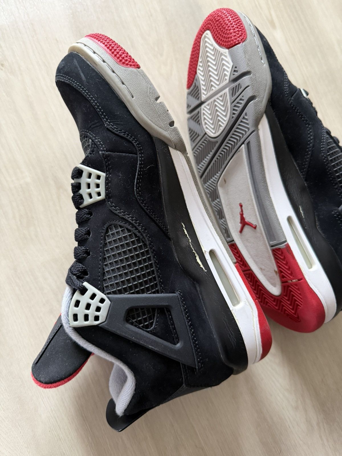 Jordan Brand 2012 Jordan 4 Retro Bred Sz 9.5 With Original Box Size US 9.5 / EU 42-43 - 7 Thumbnail