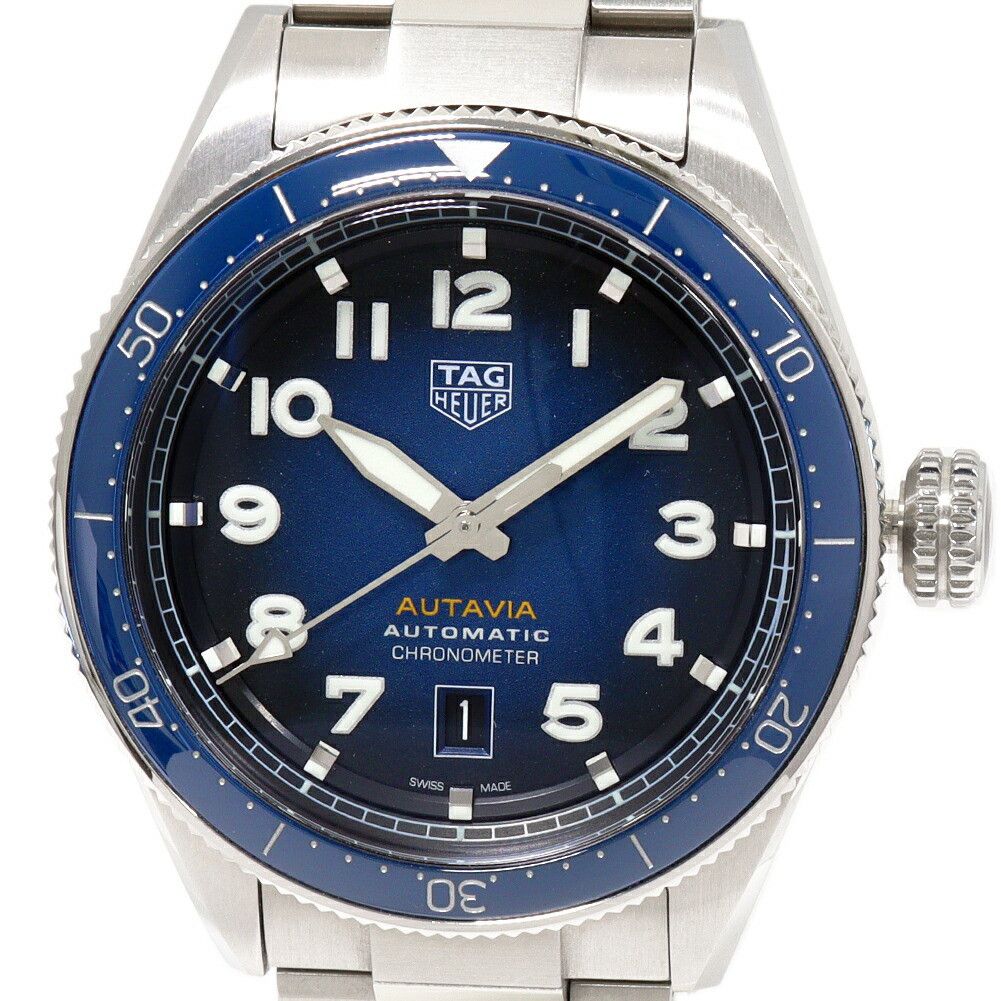 Tag Heuer TAG Heuer TAG Heuer Blue Dial Autavia Watch WBE5116 Metal Automatic WBE5116 Size ONE SIZE - 1 Thumbnail