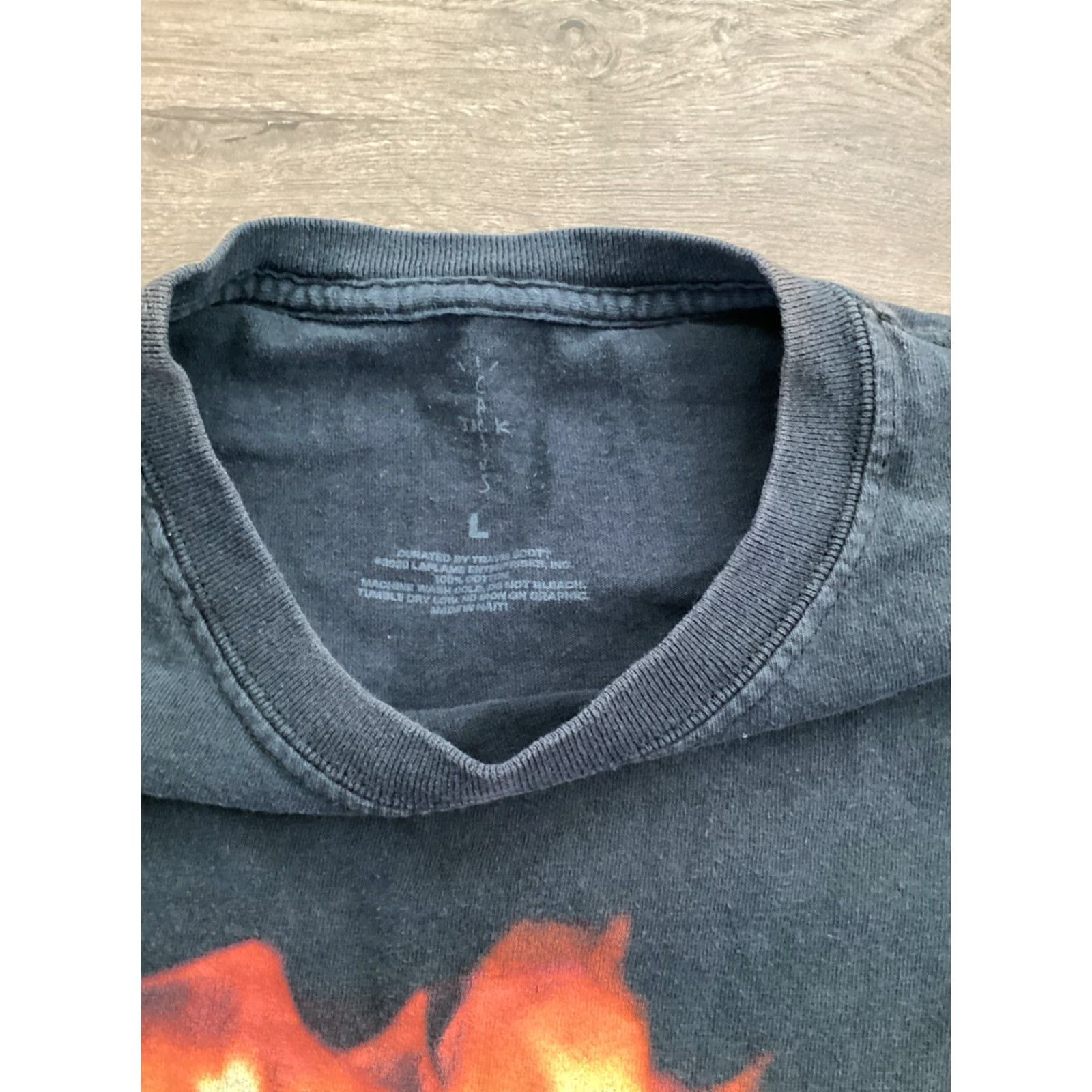 Vintage Cactus Jack X Fortnite The Scotts World Map T-Shirt Large Black Short Sleeve Mens Size US L / EU 52-54 / 3 - 3 Thumbnail