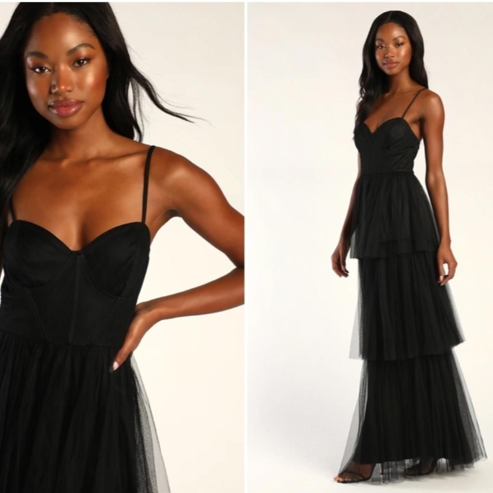 Lulus LULU's Bustier Corset Sexy Prom Bachelorette Chic Dress Size S / US 4 / IT 40 - 1 Thumbnail