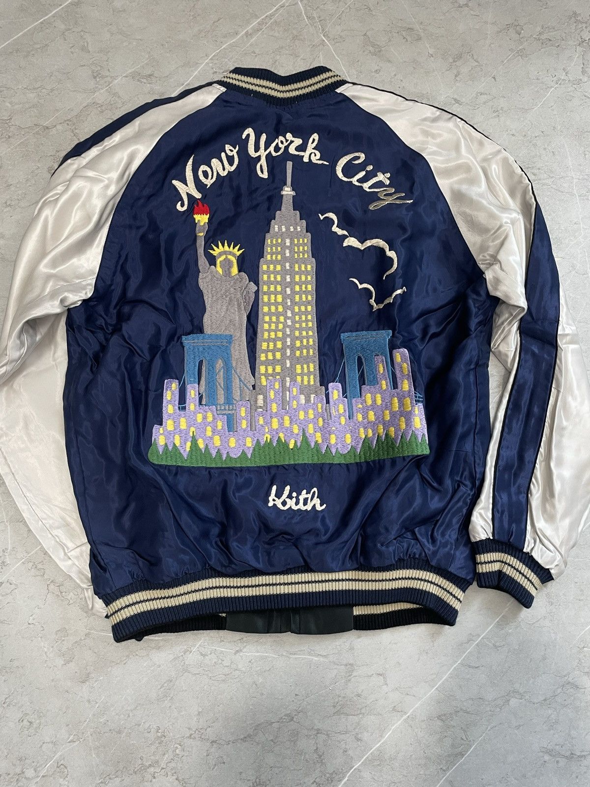 Kith Kith x tailor Toyo reversible souvenir jacket sample | Grailed