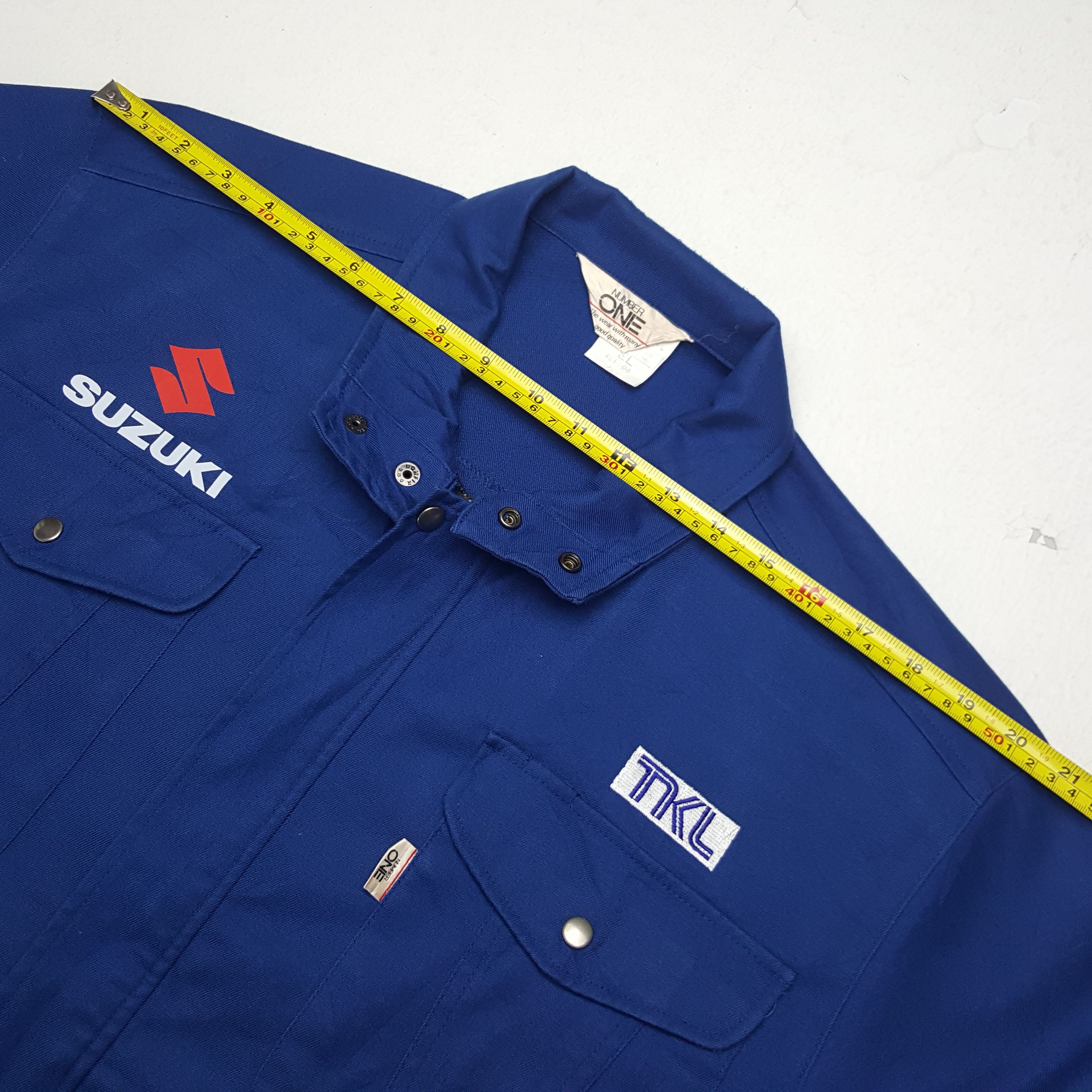 Japanese Brand × Vintage Vintage Suzuki Racing Custom Logo Worker Sport Japan Jacket Size US L / EU 52-54 / 3 - 8 Thumbnail