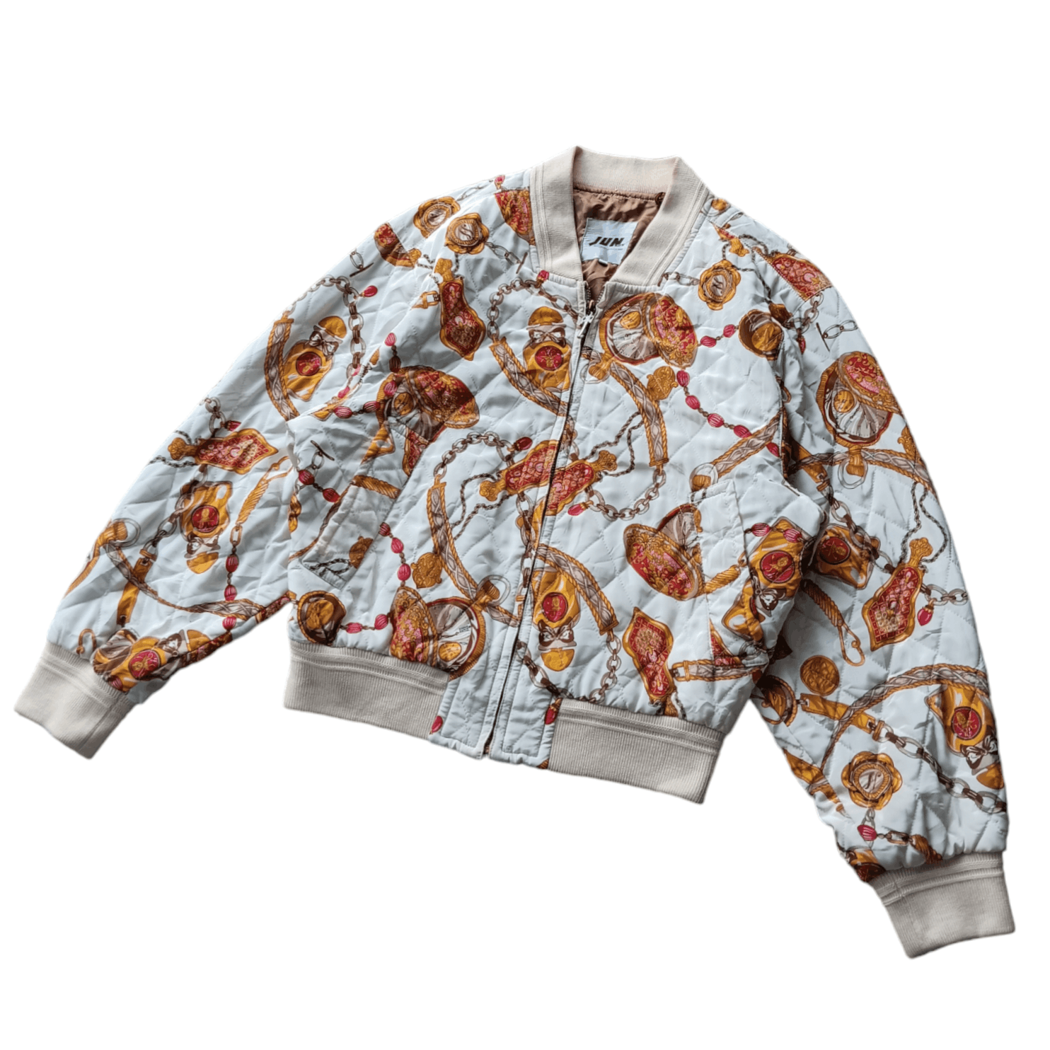 Japanese Brand 1990's JUN MEN japanese baroque bomber jacket Size US M / EU 48-50 / 2 - 7 Thumbnail