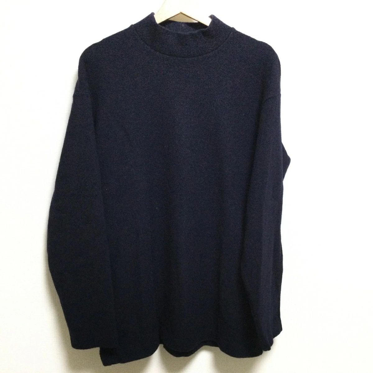 Comme des Garcons Homme Sweater Long Sleeve High Neck Wool Plain 