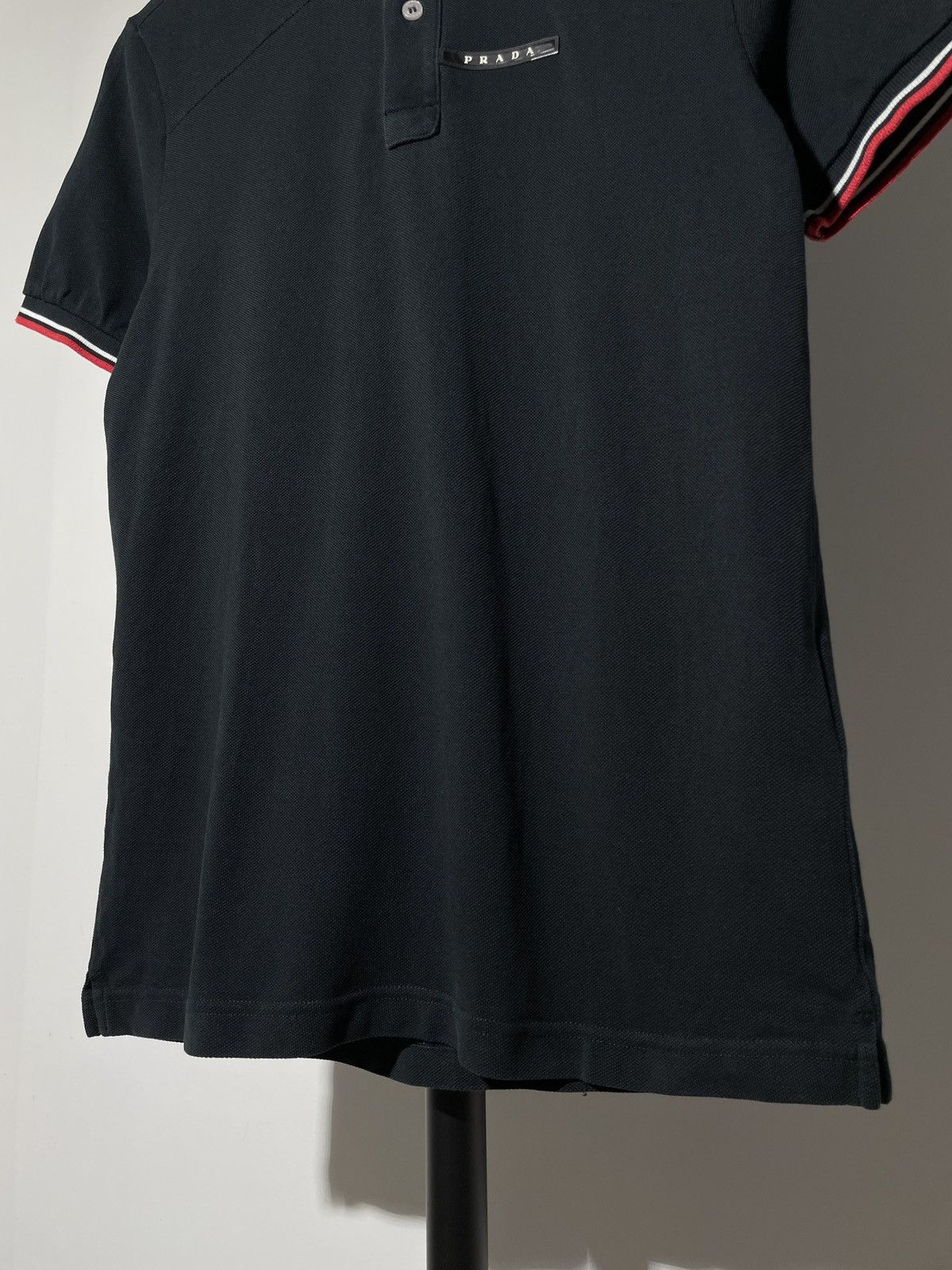 Prada Prada Men’s Black Tab Polo Shirt Size US S / EU 44-46 / 1 - 10 Thumbnail