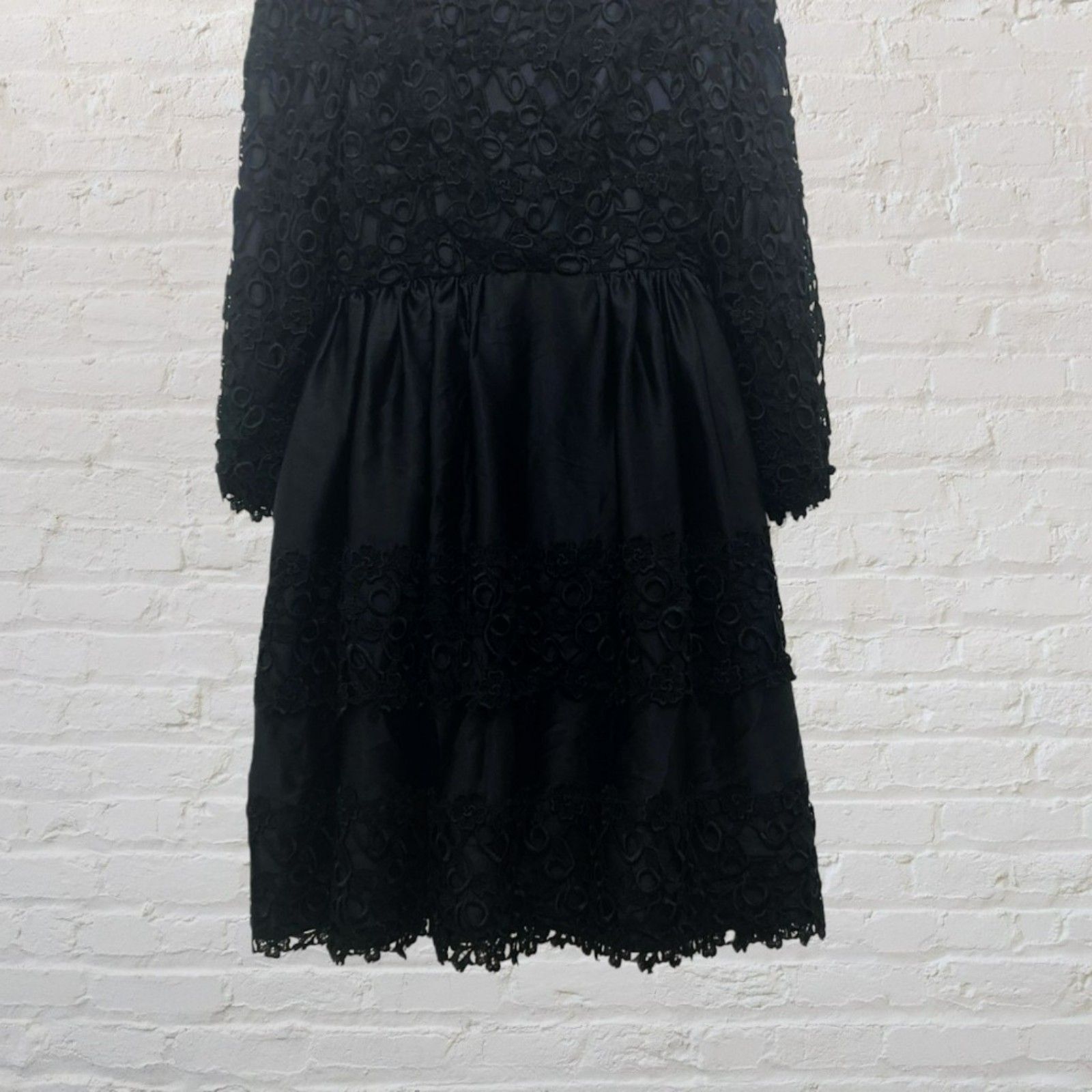 Other RARE Vintage 70s Richilene Silk Cocktail Dress - Size 4 Size S / US 4 / IT 40 - 13 Thumbnail