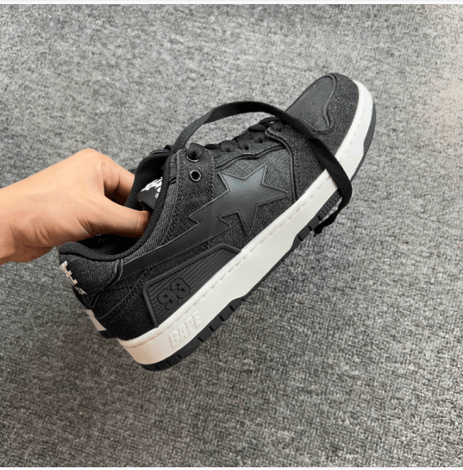 Bape Retro washed comfortable low top board shoes Size US 9.5 / EU 42-43 - 4 Thumbnail