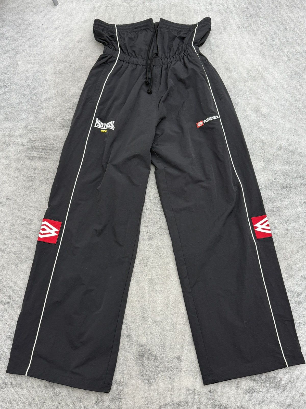 PROJECT G/R PROJECT GR 3 LAYERED SWEAT PANTS - BLACK | Grailed
