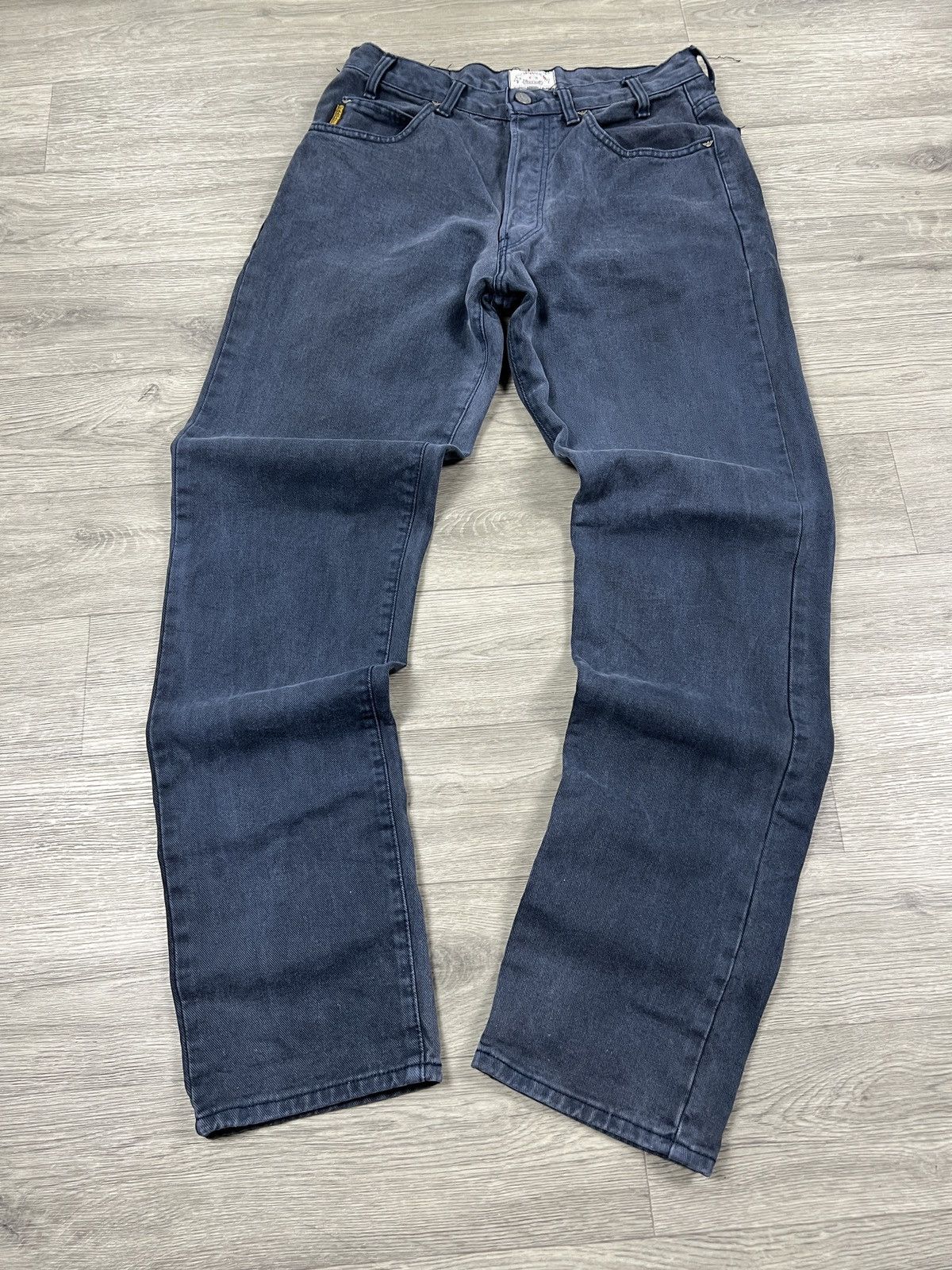 Armani ARMANI JEANS 90s Tapered Denim Logo Metal Size 32 Size US 32 / EU 48 - 2 Thumbnail