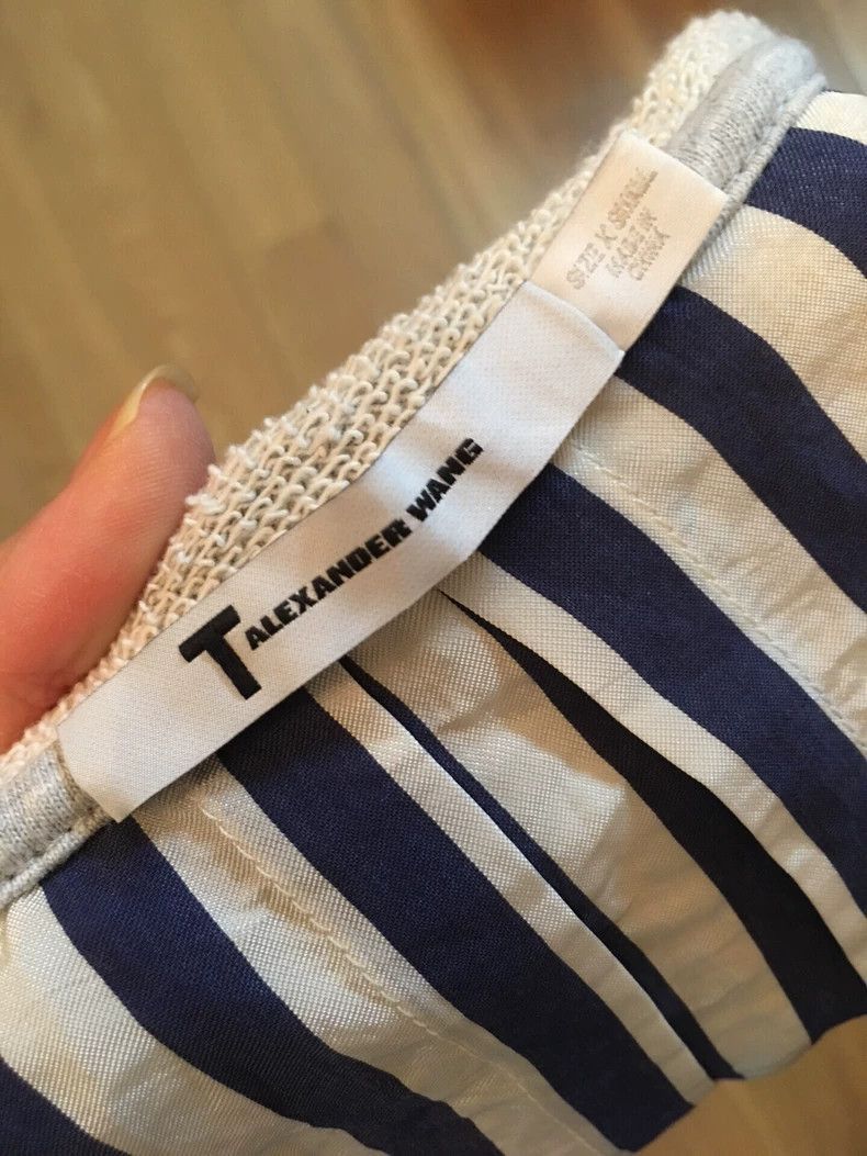 Alexander Wang T by Alexander Wang spliced boat neck sweatshirt- Size XS / US 0-2 / IT 36-38 - 6 Thumbnail