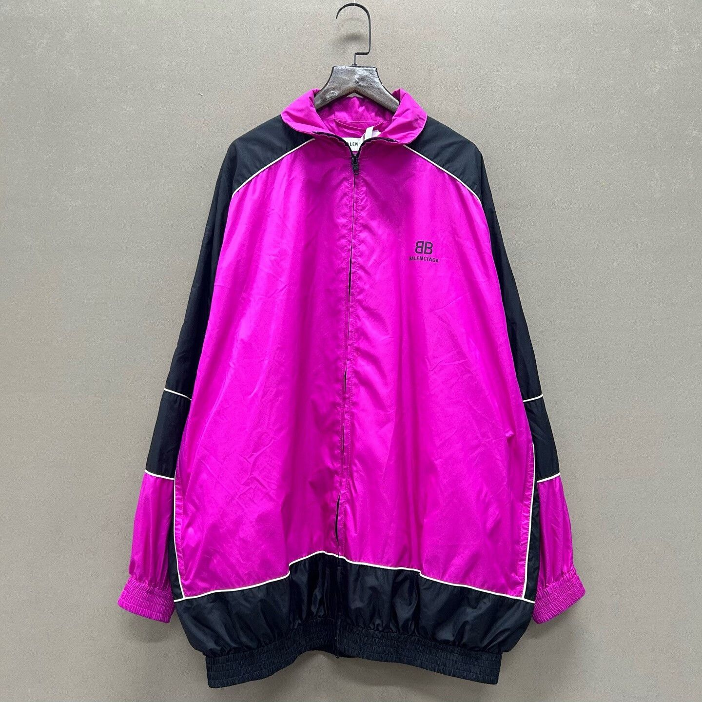 Balenciaga Balenciaga Color-Blocked Windbreaker Jacket Size US S / EU 44-46 / 1 - 1 Thumbnail