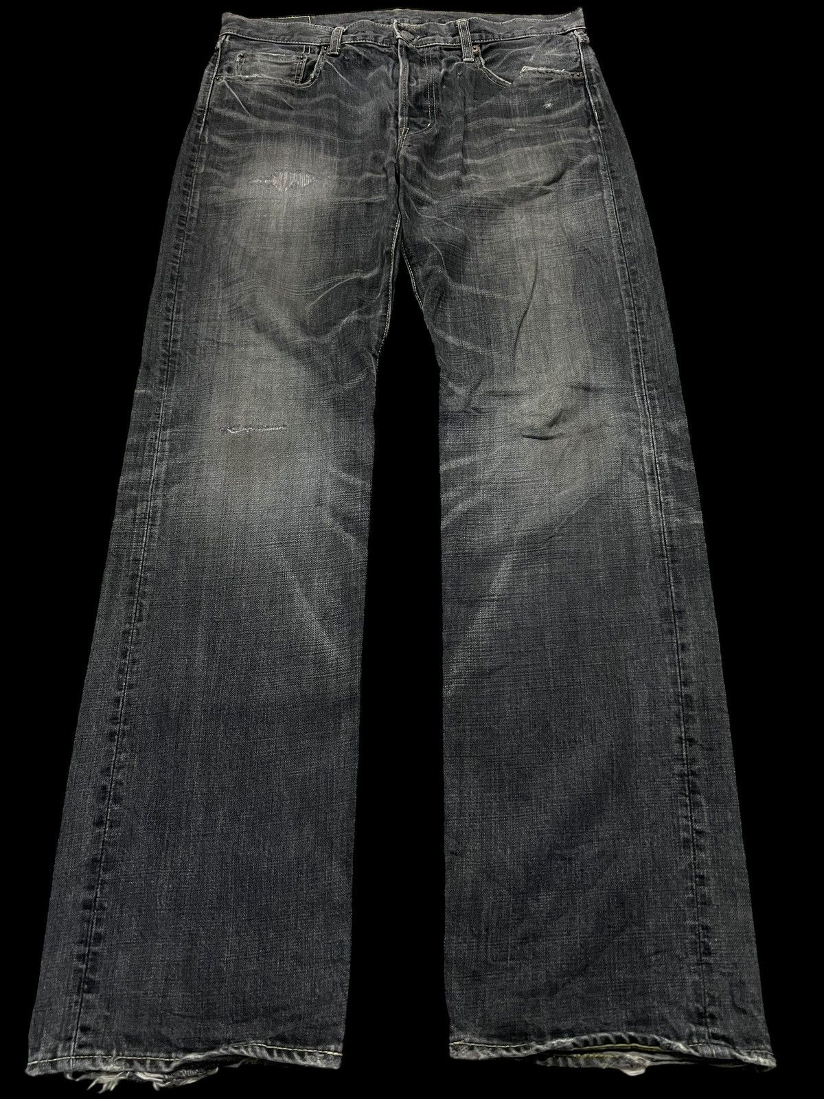 If Six Was Nine × Japanese Brand × Spellbound 💥90’s💥Vintage Spellbound Distress Mud Wash Faded Jean Japan Size US 32 / EU 48 - 1 Thumbnail