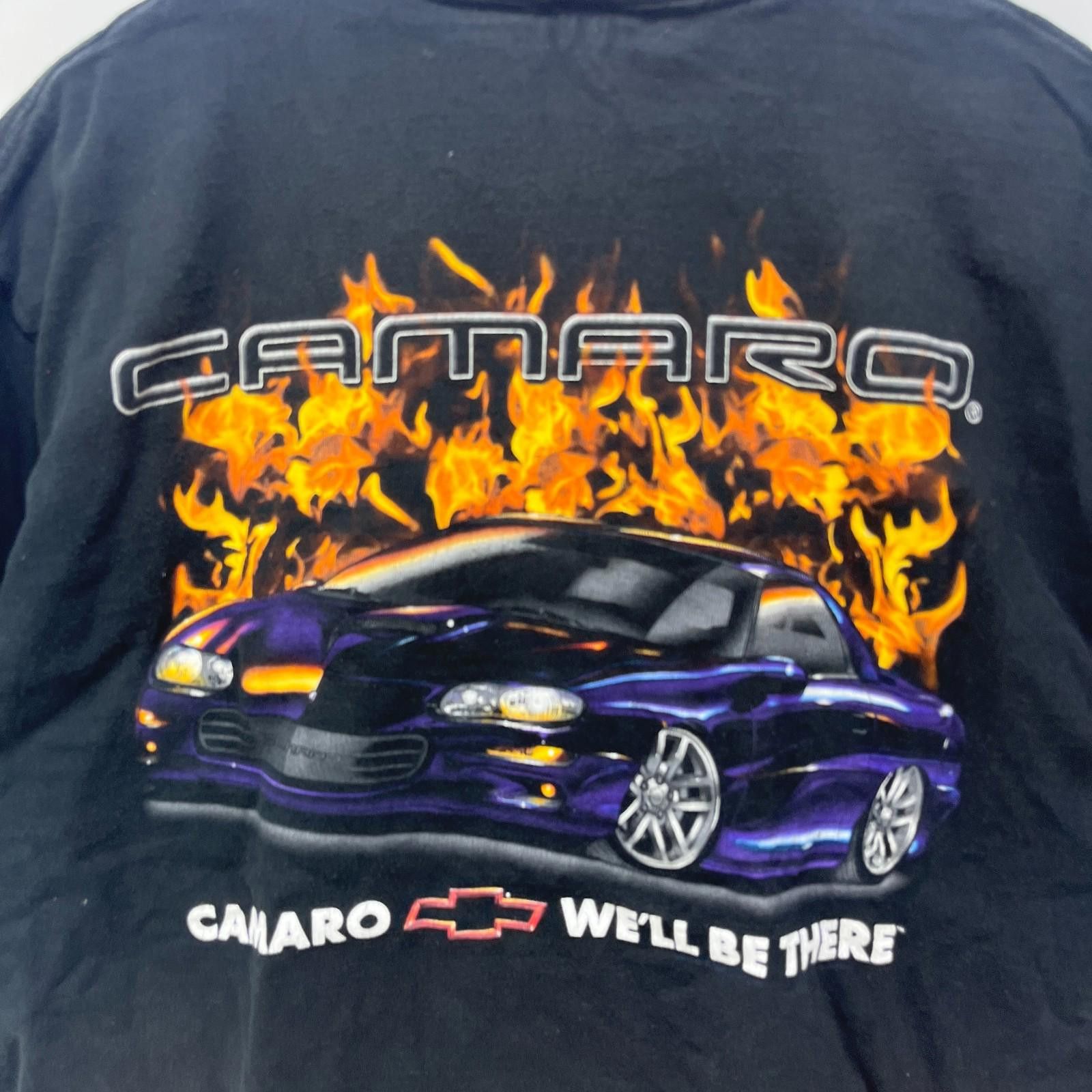 Vintage Vintage 90s Chevrolet Chevy Camaro Flames Racing T Shirt XL Size US XL / EU 56 / 4 - 3 Thumbnail