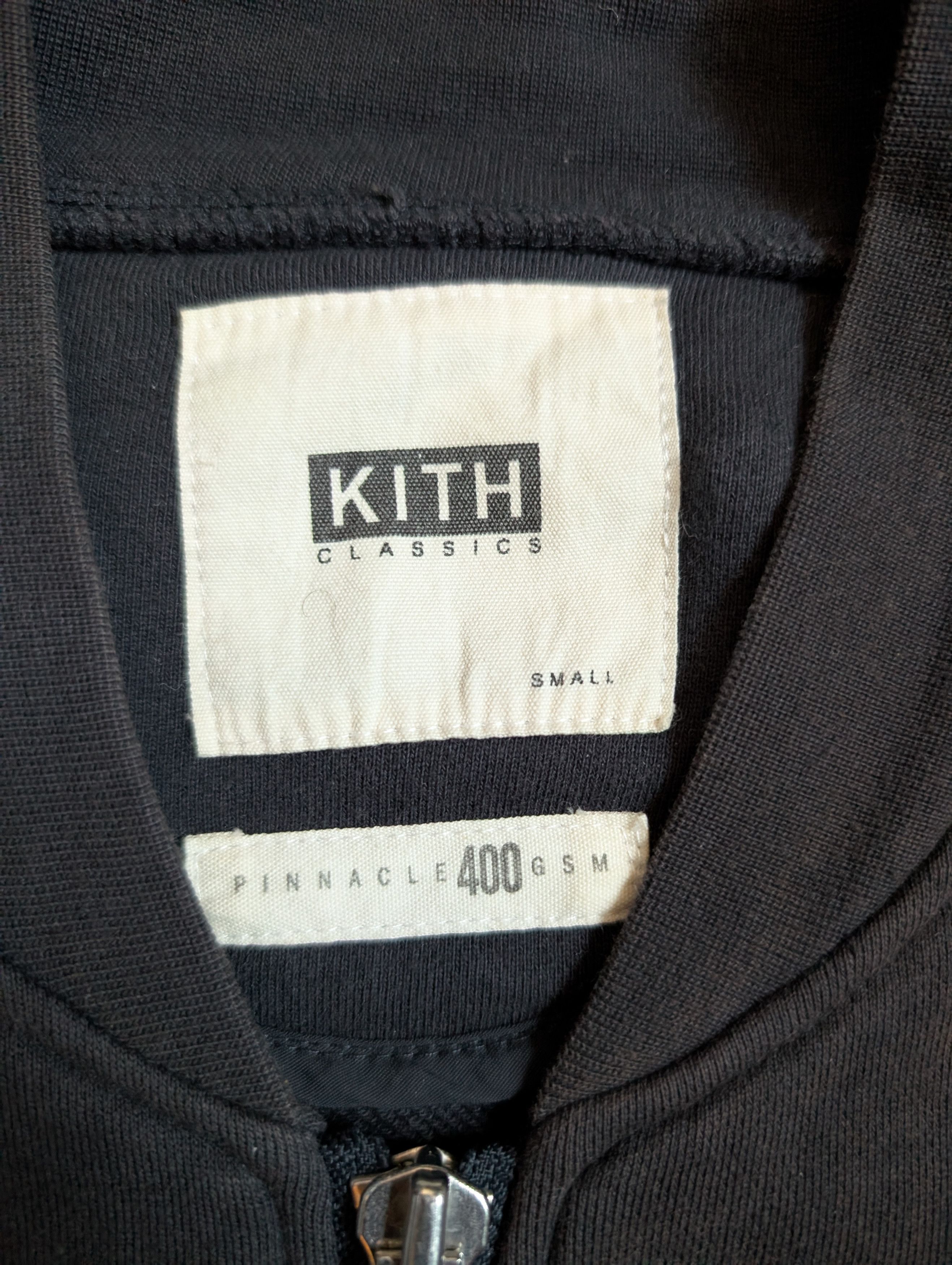Kith KITH Men's French Terry Knit Navy Zip-Up Jacket Size US S / EU 44-46 / 1 - 5 Thumbnail