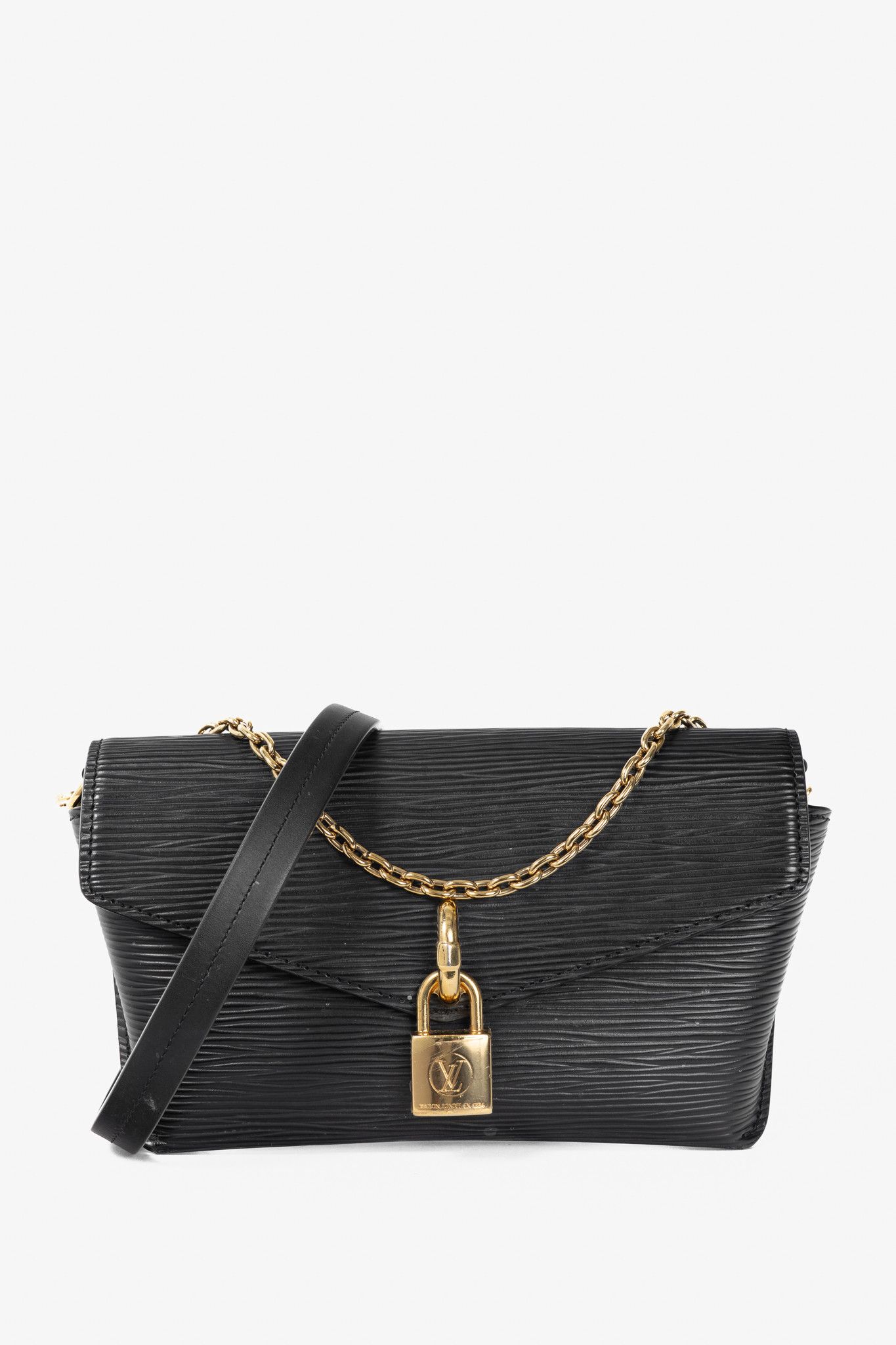 Louis Vuitton Louis Vuitton Padlock on Strap Black Epi Crossbody Belt Bag Size ONE SIZE - 1 Thumbnail