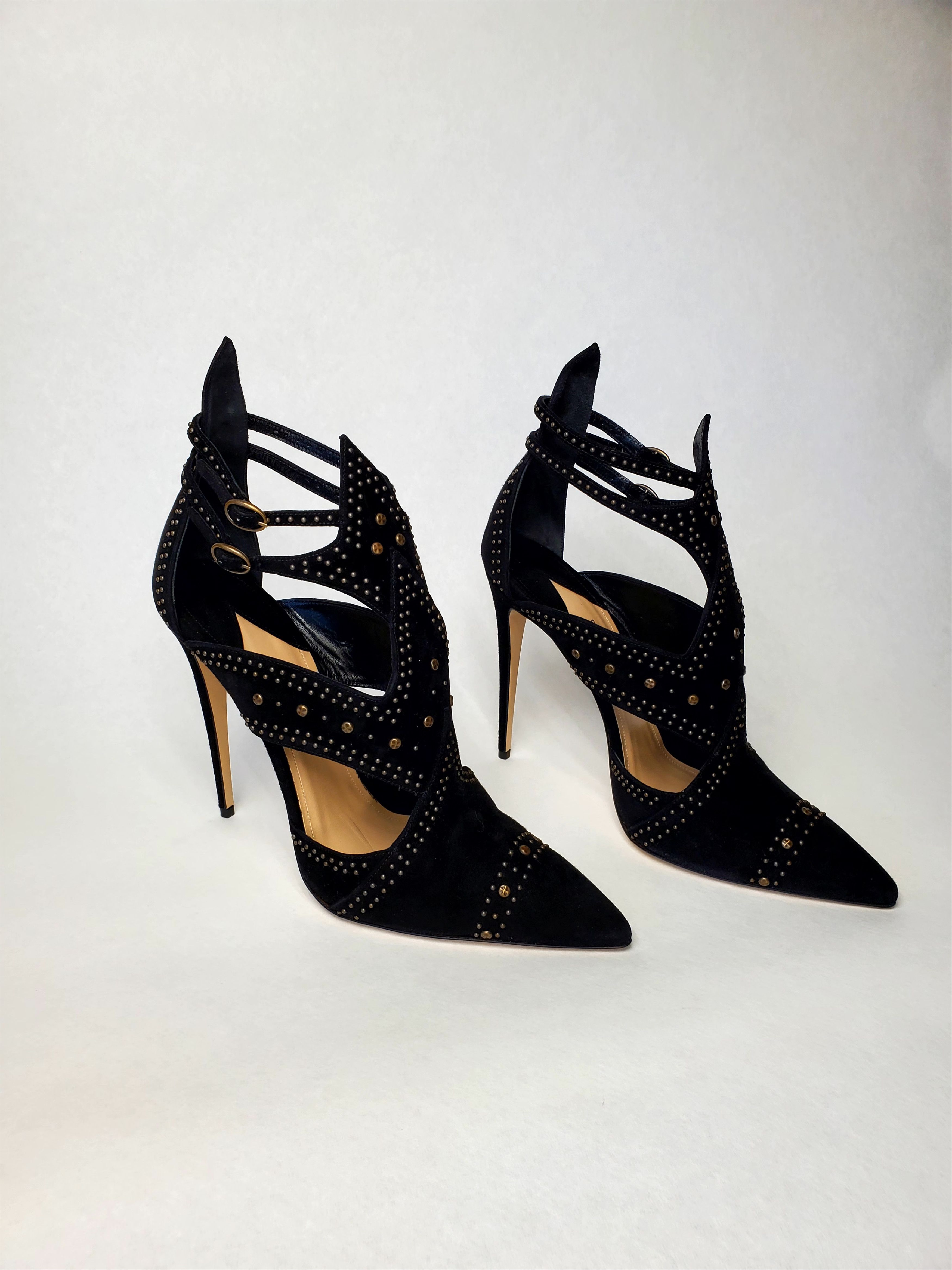 Paul Andrew Paul Andrew Sharifa Suede Sandals – NYFW 2016 Runway Size US 9 / IT 39 - 2 Thumbnail