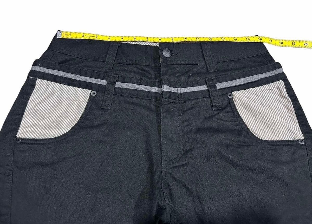 Hysteric Glamour × If Six Was Nine × Japanese Brand 🔥Sick Y2K Oilcake Double Waist Shorts Size US 32 / EU 48 - 10 Thumbnail