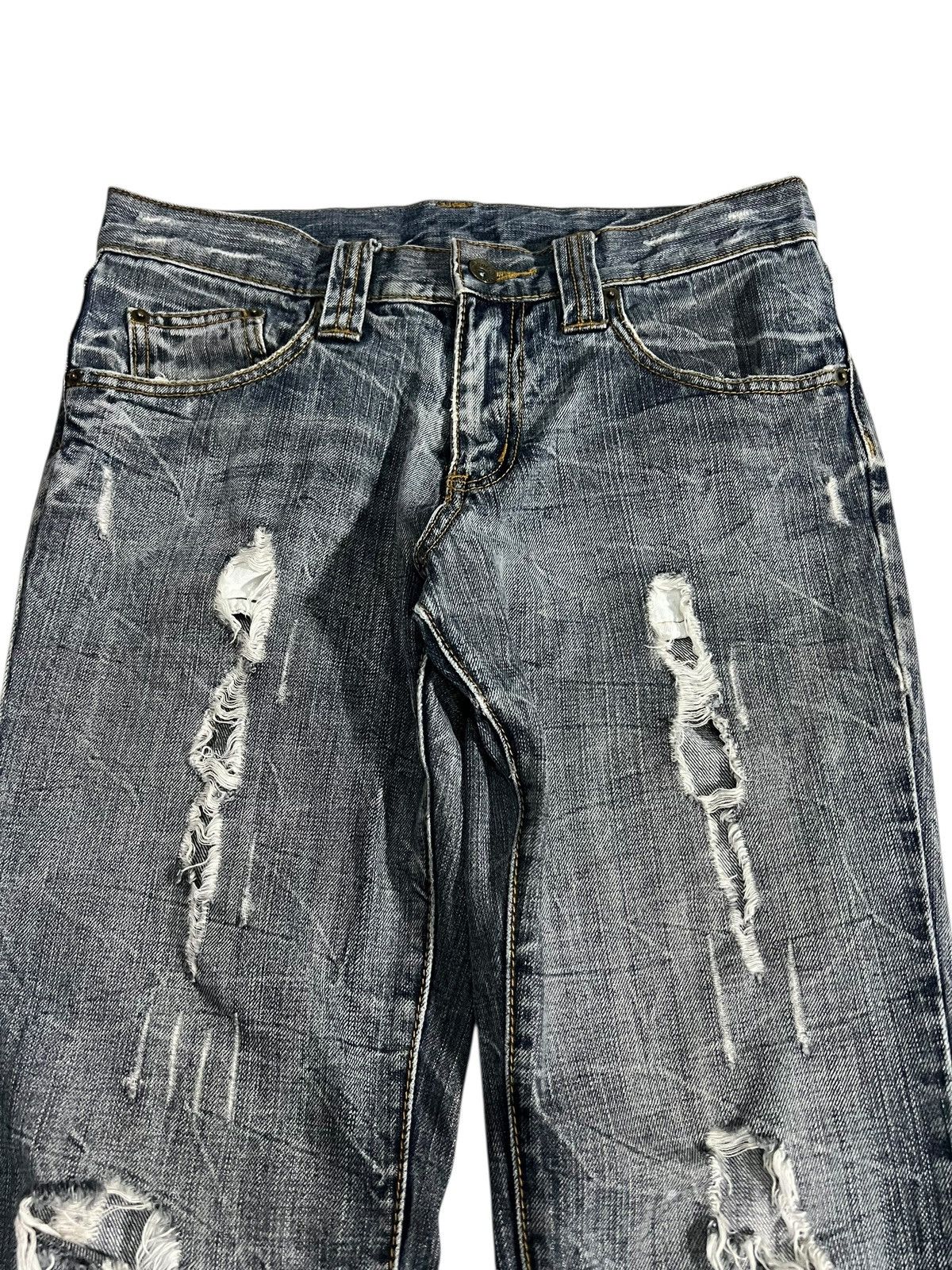 semanticdesign 💥FLARE💥SEMANTIC DESIGNS DISTRESS DENIM JEAN Size US 30 / EU 46 - 3 Thumbnail