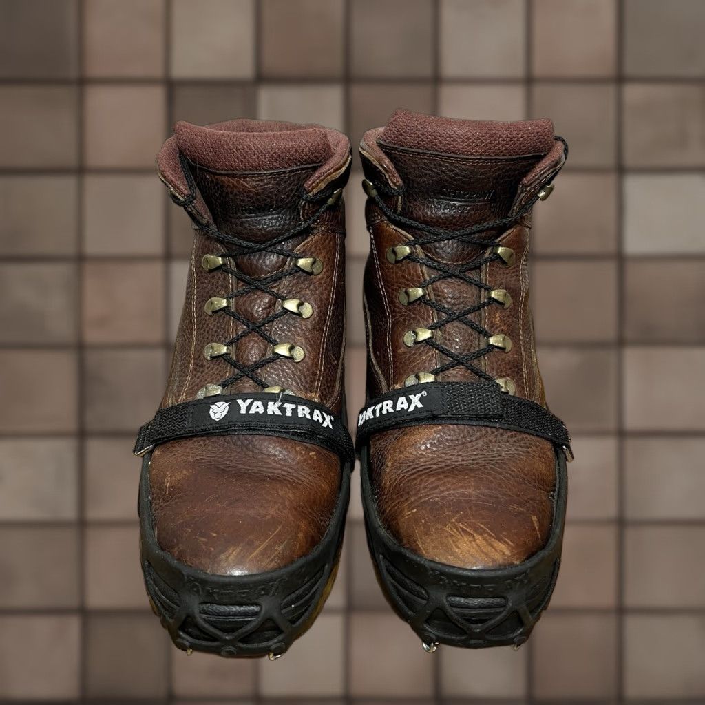 Chippewa Chippewa Sport Utility Boots Men's 11 M Brown Insulated Leather Work Yak Trax Lace Up Mens Size US 11 / EU 44 - 1 Thumbnail