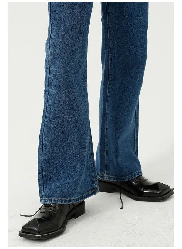 VIBE Straight micro-flare solid color jeans Size US 30 / EU 46 - 3 Thumbnail