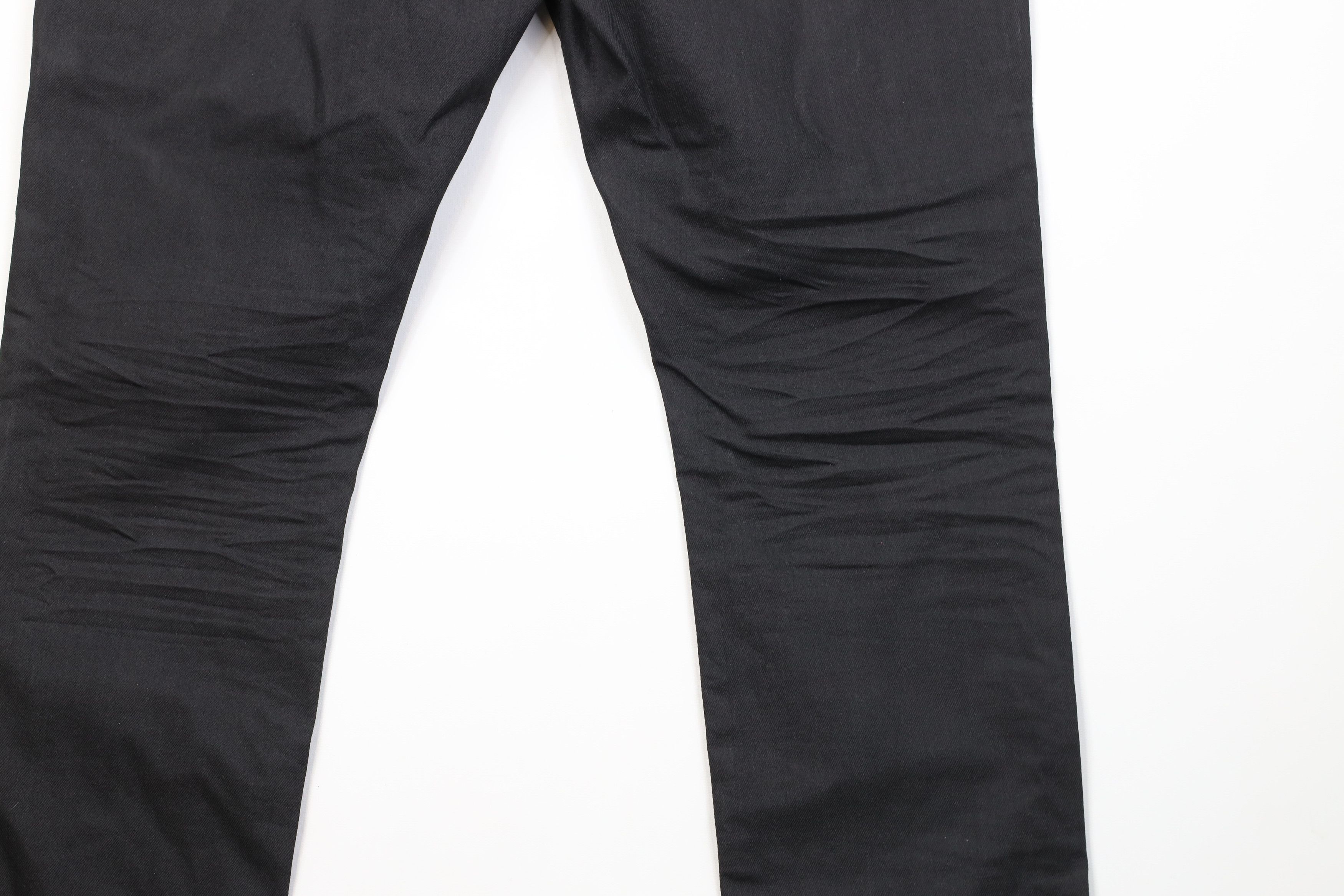 Express Express Alec Waxed Cotton Super Skinny Fit Denim Jeans Black Size US 34 / EU 50 - 13 Thumbnail