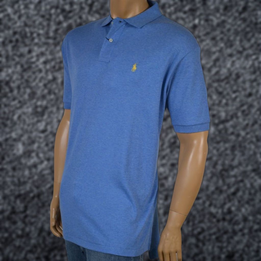 Polo Ralph Lauren Ralph Lauren BLUE POLO SHIRT YELLOW PONY CLASSIC FIT NWT S Blues Blues Polo Ralph Lauren Shirt Short Sleeve 100% Cotton Mens S Size US S / EU 44-46 / 1 - 1 Preview