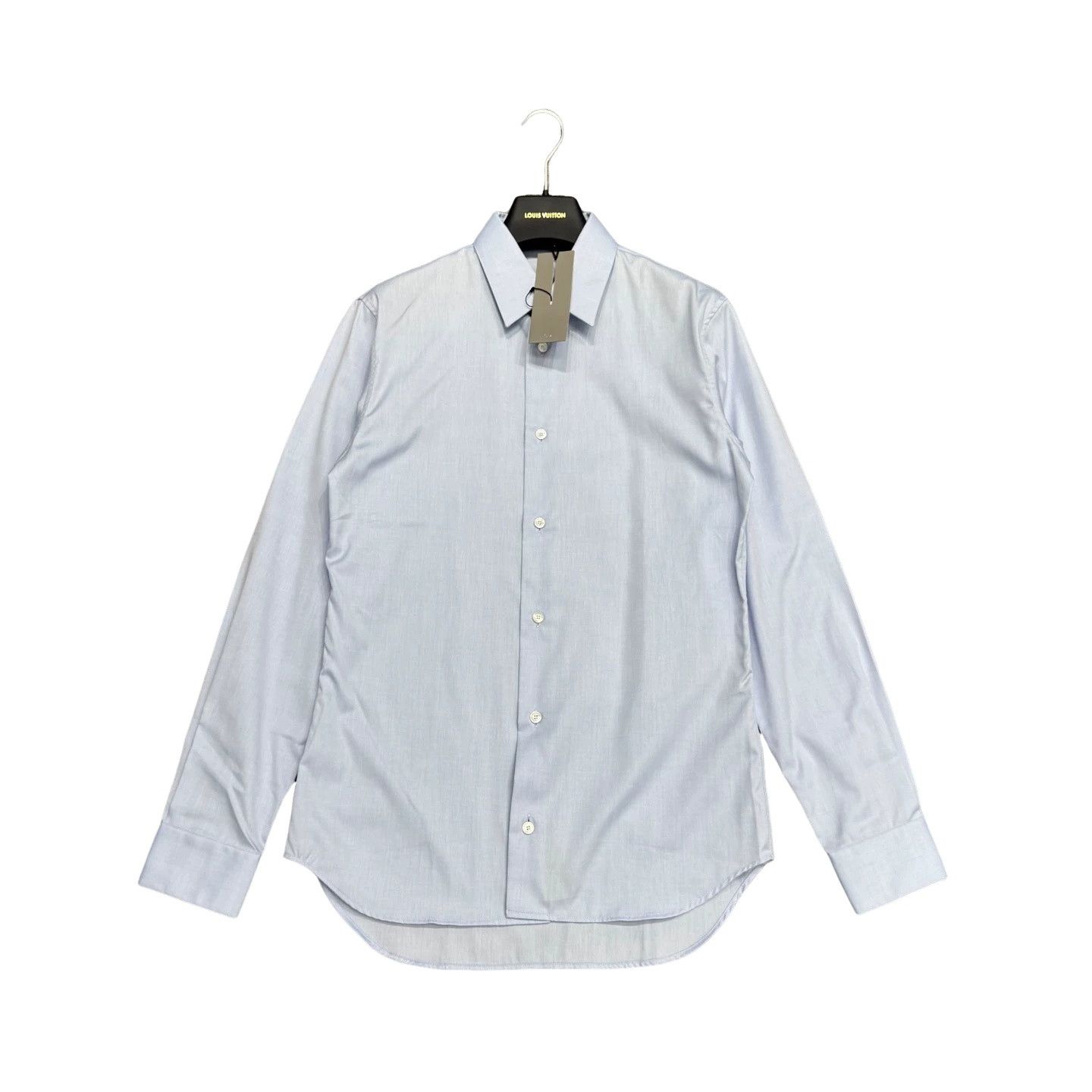 Dior Dior Light Blue Cotton Button Up Shirt Size S Size US S / EU 44-46 / 1 - 1 Thumbnail
