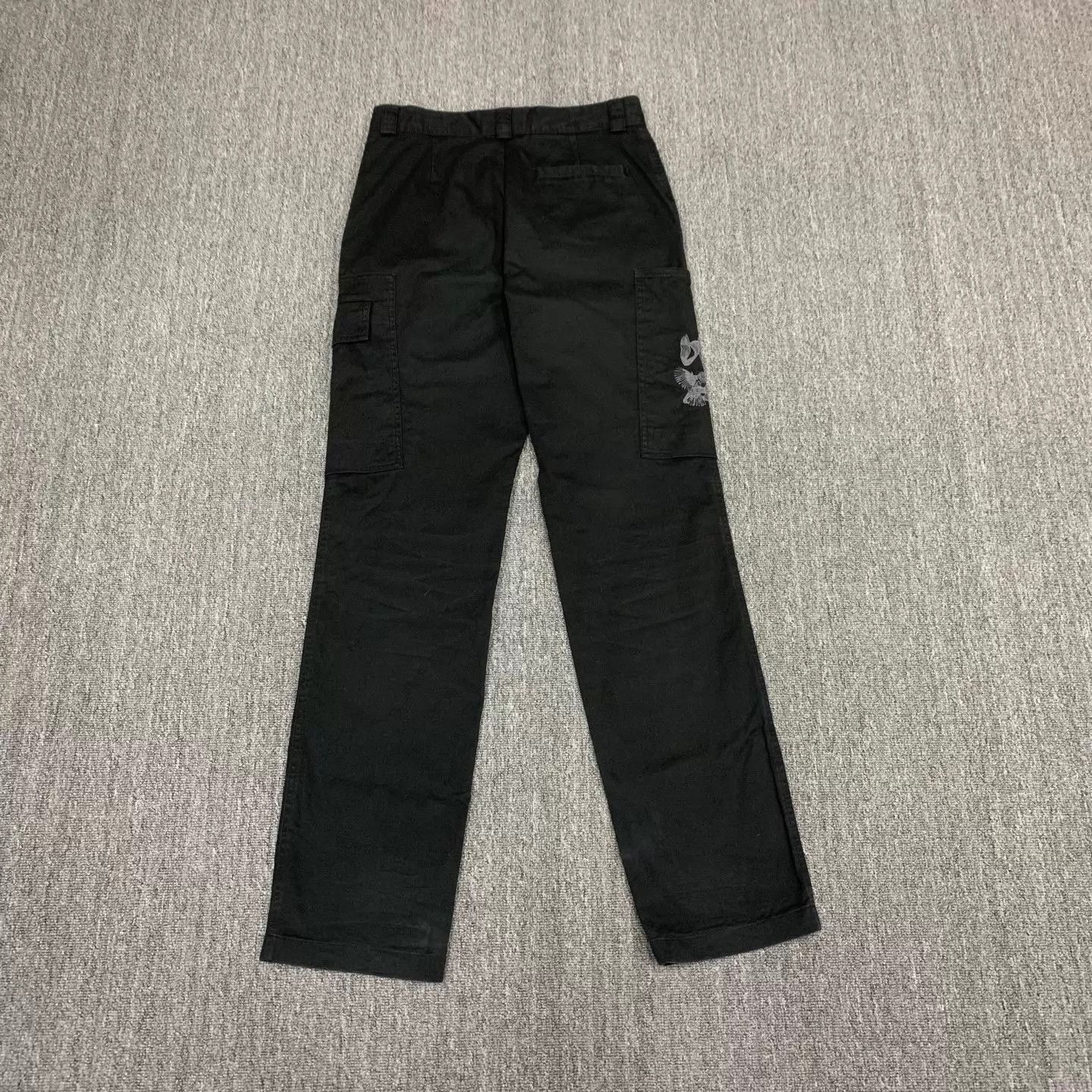 Louis Vuitton Black Peace Dove black cargo pants 46 Size US 30 / EU 46 - 2 Thumbnail