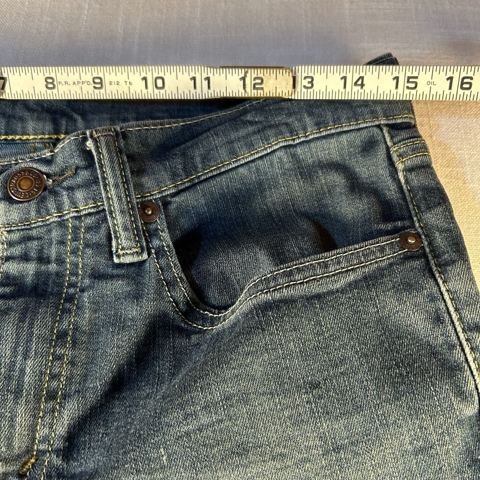 Levi's Levis 511 Jeans Mens 31x32 Blue Denim Slim Straight Size US 31 - 8 Thumbnail