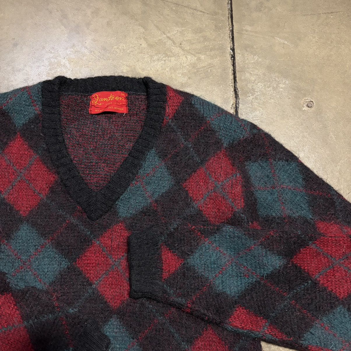 Jantzen Vintage Jantzen Mohair Wool Cardigan Sweater Argyle 50s USA Size US M / EU 48-50 / 2 - 6 Thumbnail