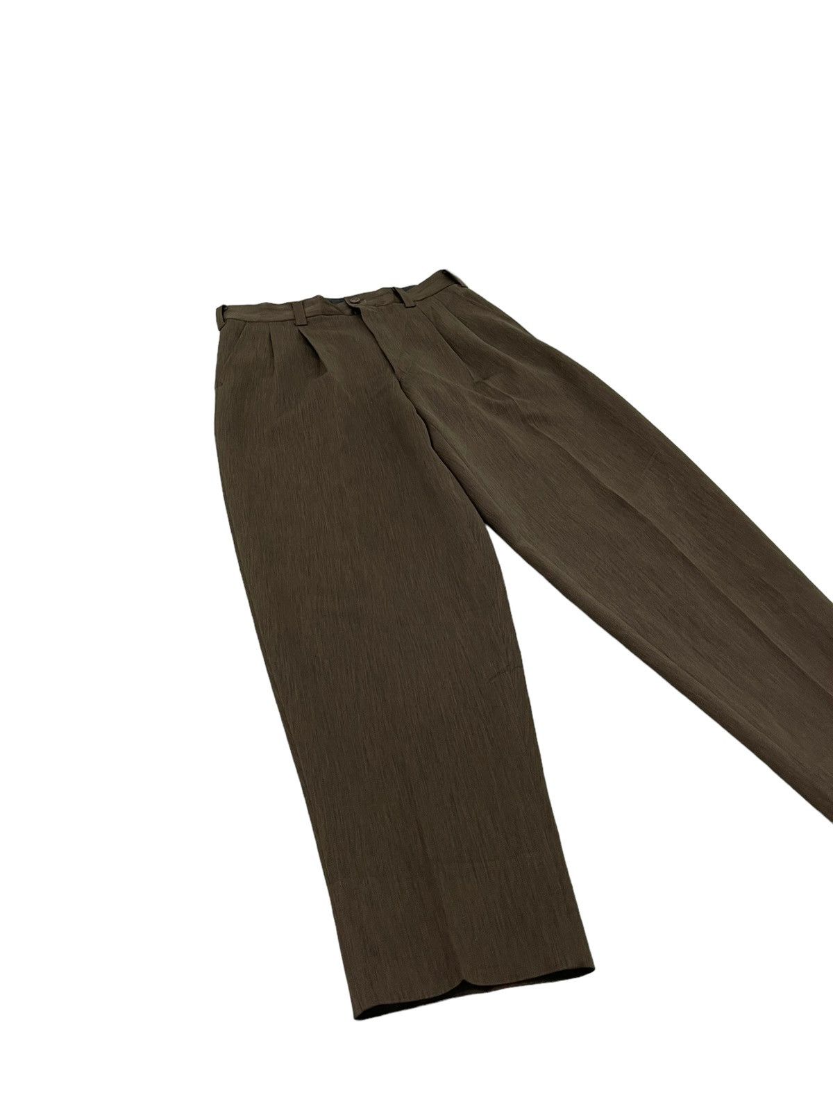 Japanese Brand Wide Baggy Tapered Vtg 90s Monsieur Bilvie Trouser 7🟦2 Size US 31 - 2 Thumbnail