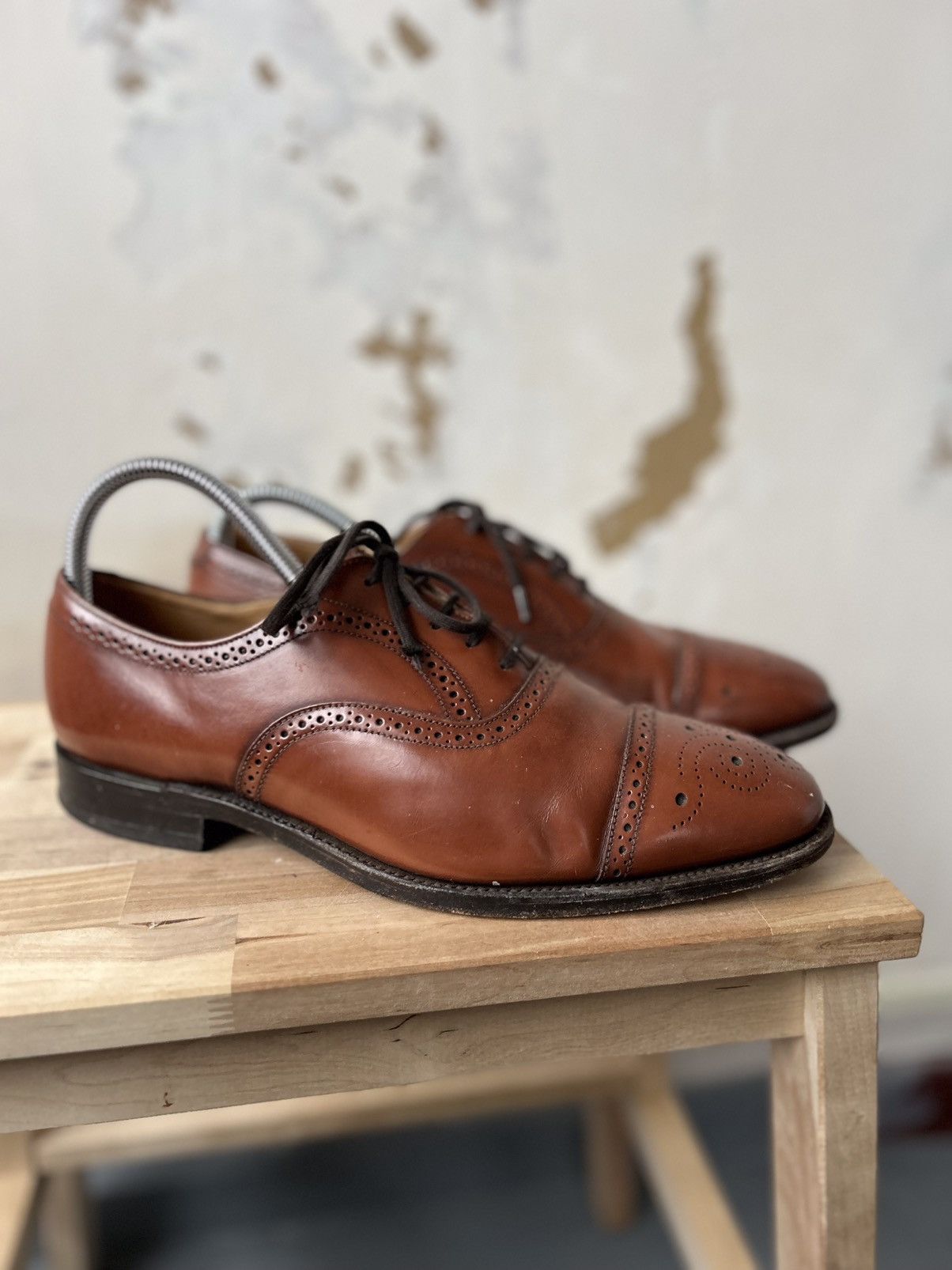 Loake LOAKE Leather Loafers Handmade in England Size US 8.5 / EU 41-42 - 4 Thumbnail