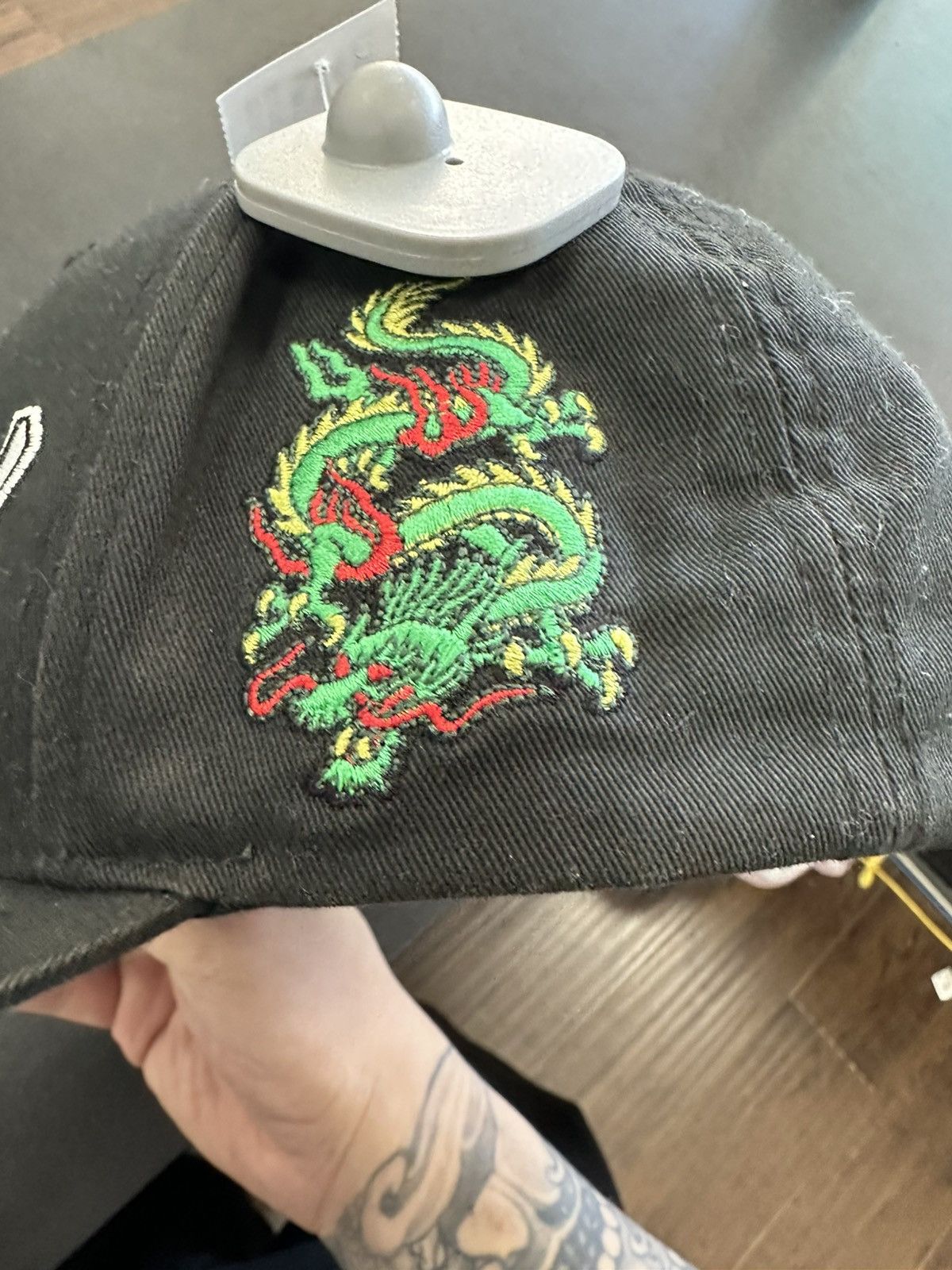 Stussy stussy dragon snapback hat black Size ONE SIZE - 4 Thumbnail