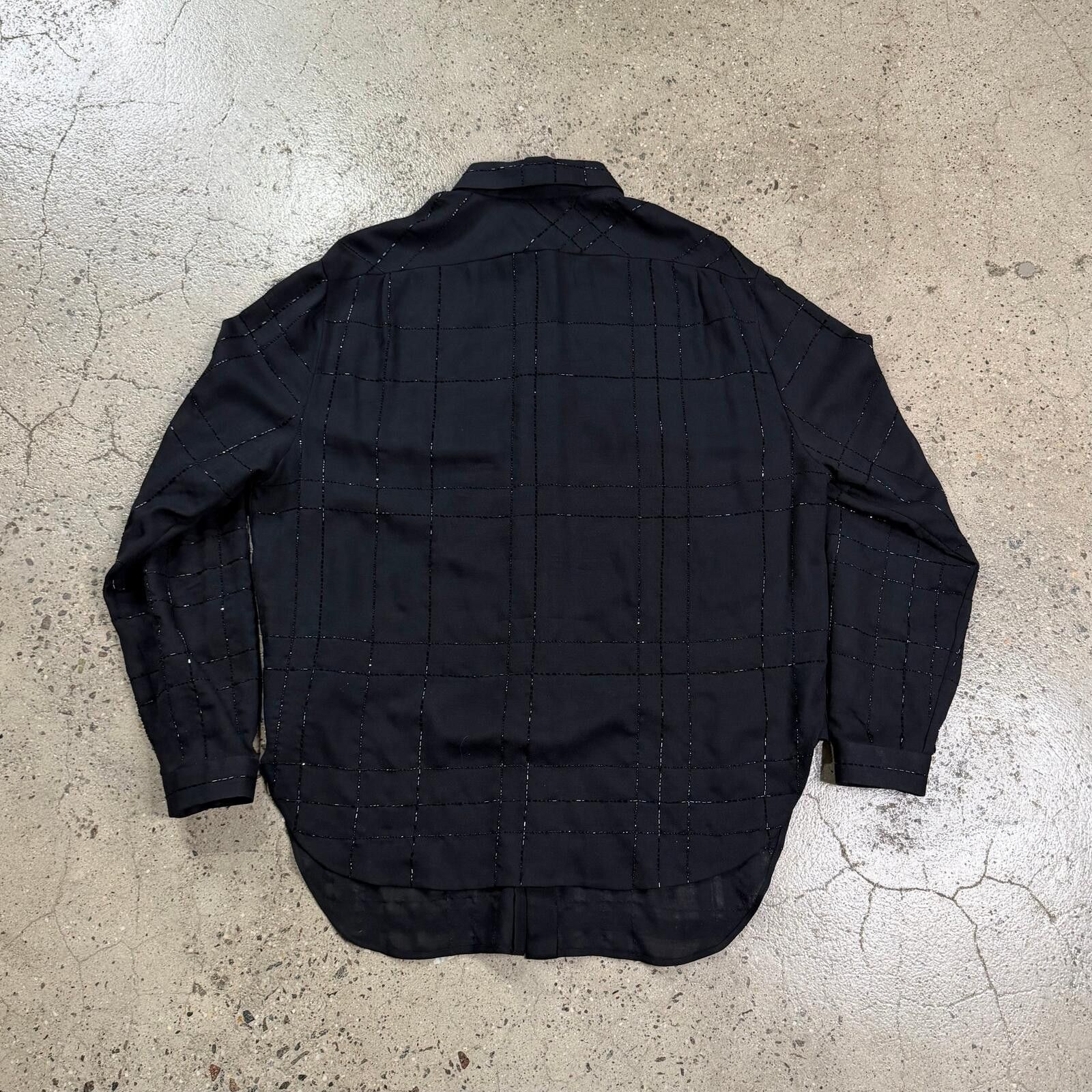 Saint Laurent Paris Saint Laurent Beaded Button Up Shirt Size L / US 10 / IT 46 - 4 Thumbnail