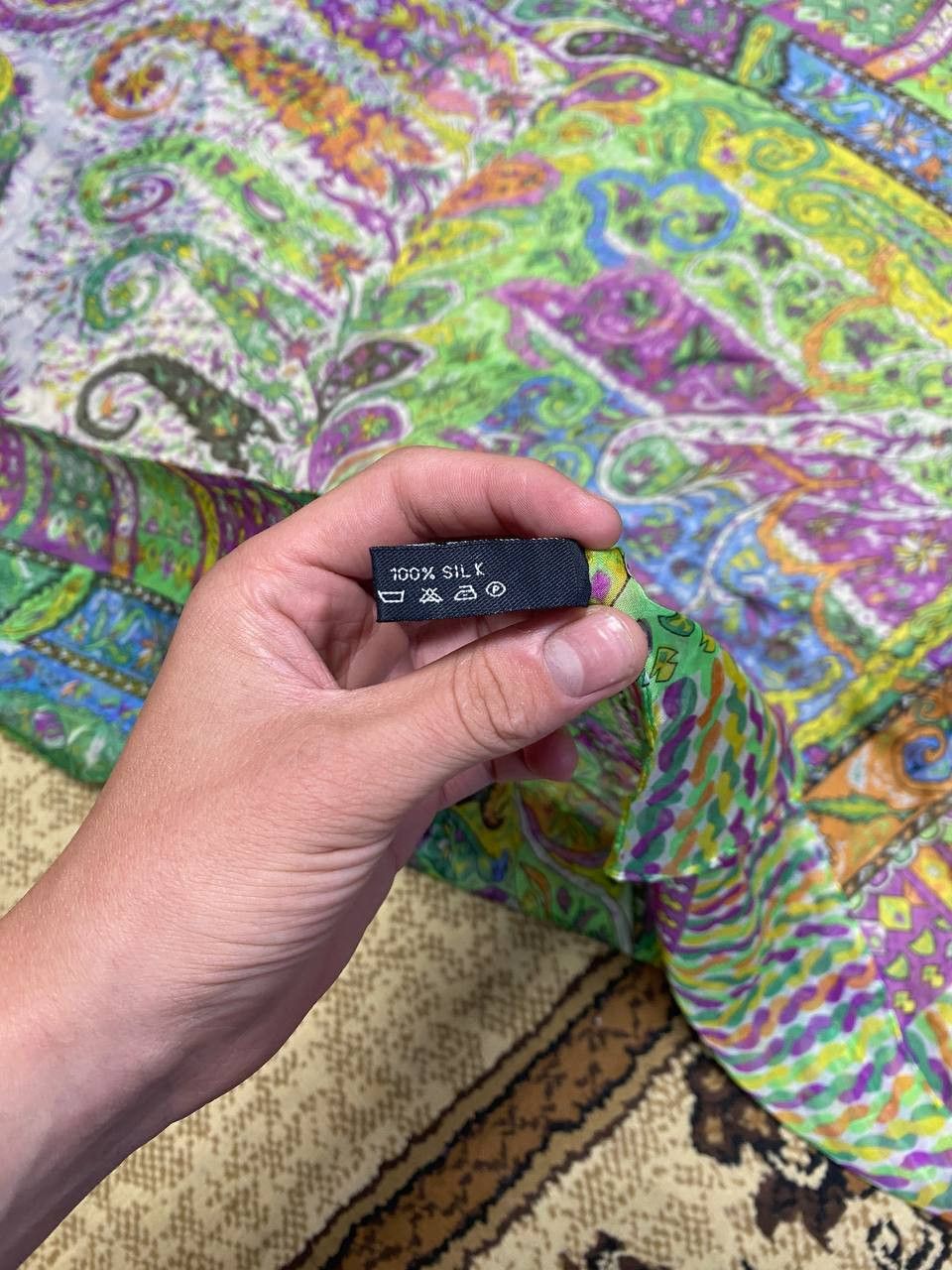 Etro 🌈 Etro Milano Sheer Scarf – Psychedelic Italian Elegance Size ONE SIZE - 4 Thumbnail