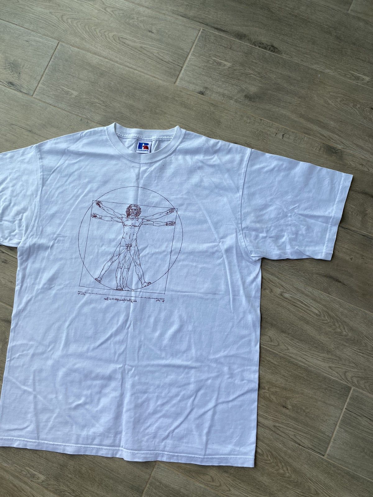 Russell Athletic × Vintage Leonardo Da Vinci Russel Athletic Vintage T-shirt Size US M / EU 48-50 / 2 - 3 Thumbnail