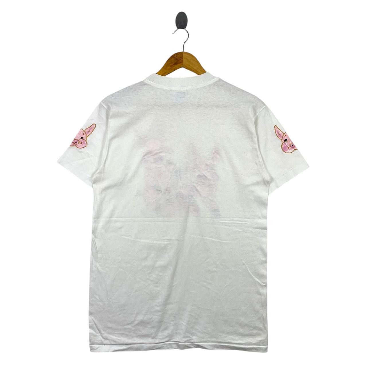 Vintage Vintage 90’ ELEGANT ACCESSORIES INC Texas Pig Tee Shirt Top Size S / US 4 / IT 40 - 4 Thumbnail