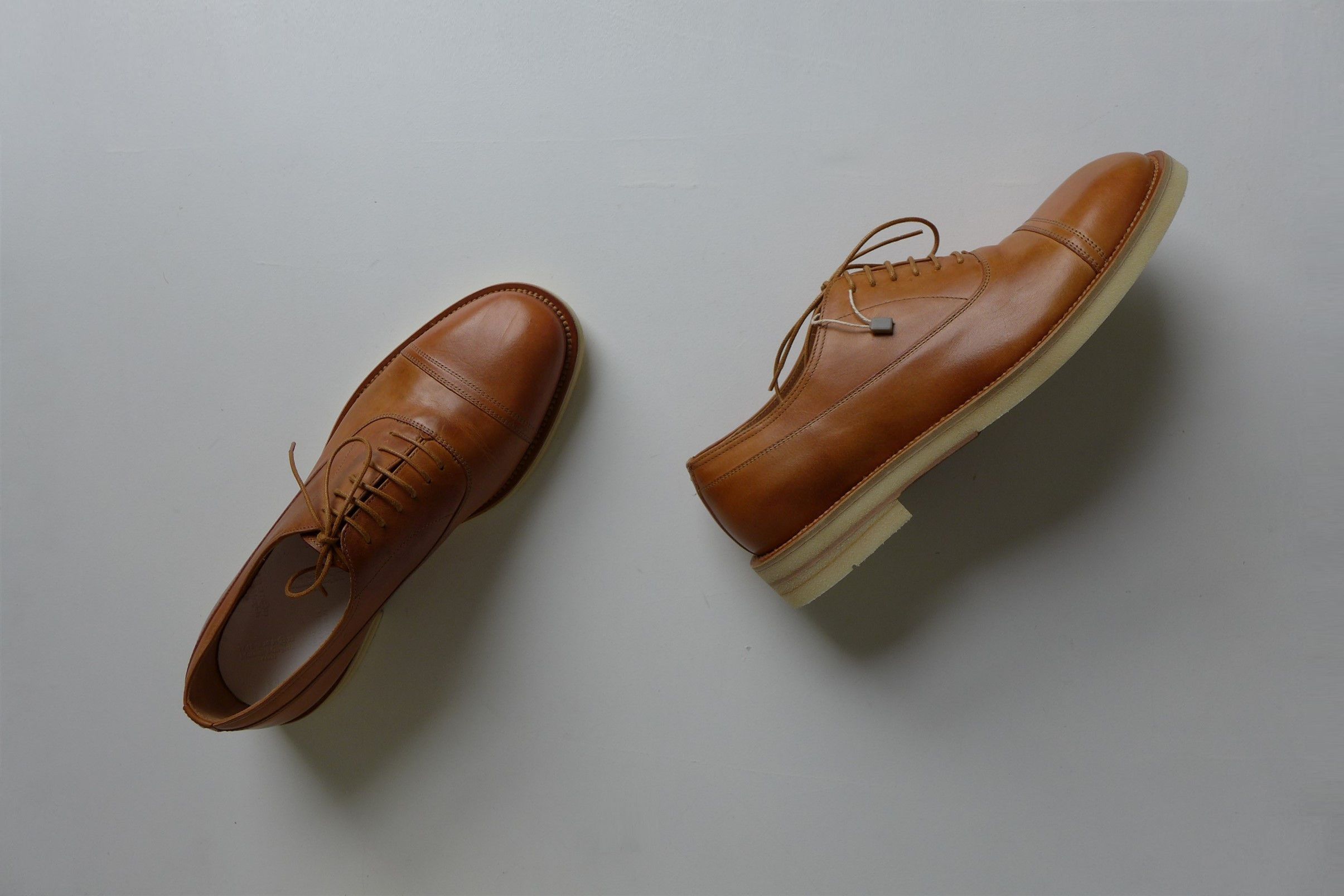 Maison Margiela Margiela Oxford Shoes - Vegetable Tanned Calf Leather Size US 8 / EU 41 - 10 Thumbnail