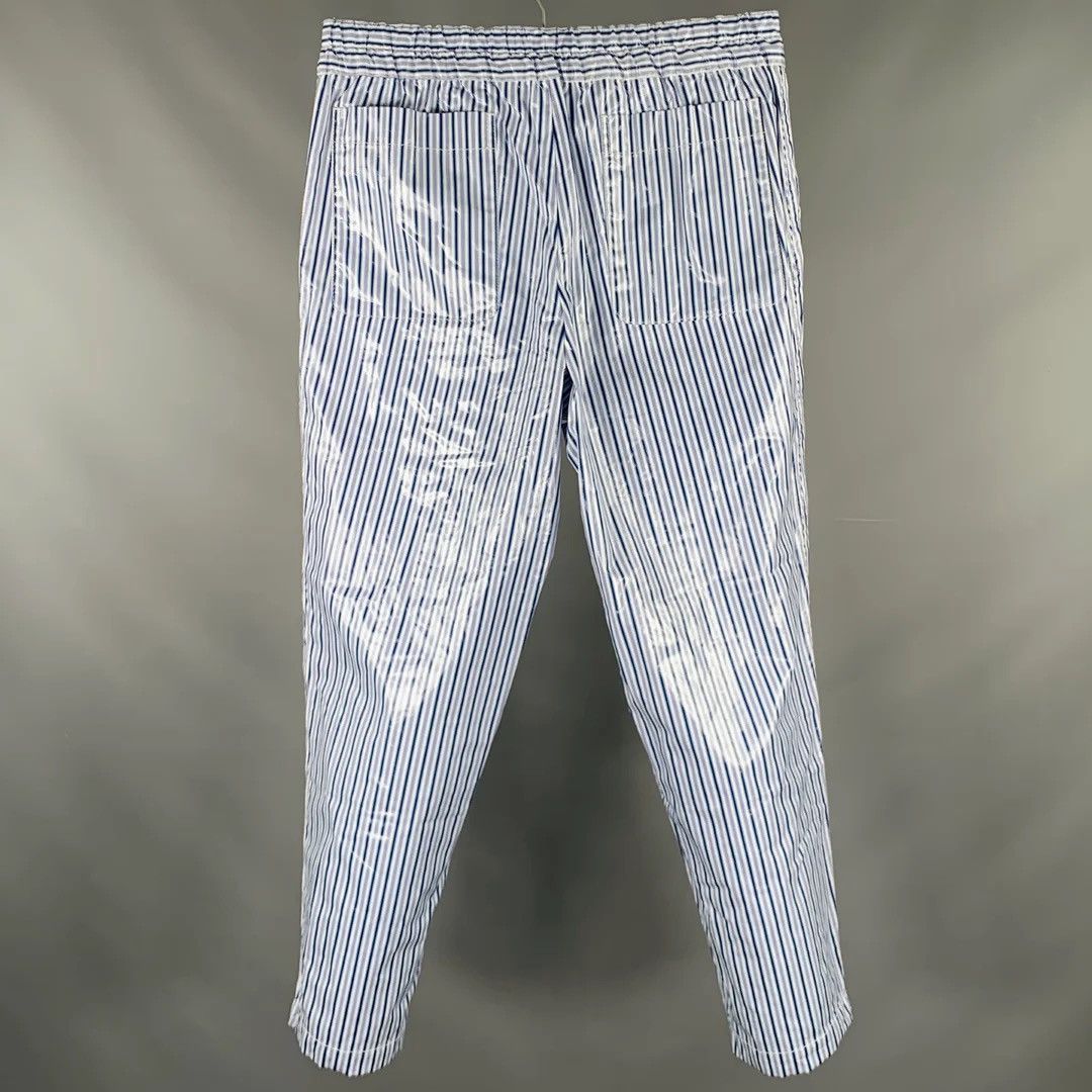 Comme des Garcons (Need gone) Cdg S.A.S Resin coated pants in blue Size US 30 / EU 46 - 1 Thumbnail