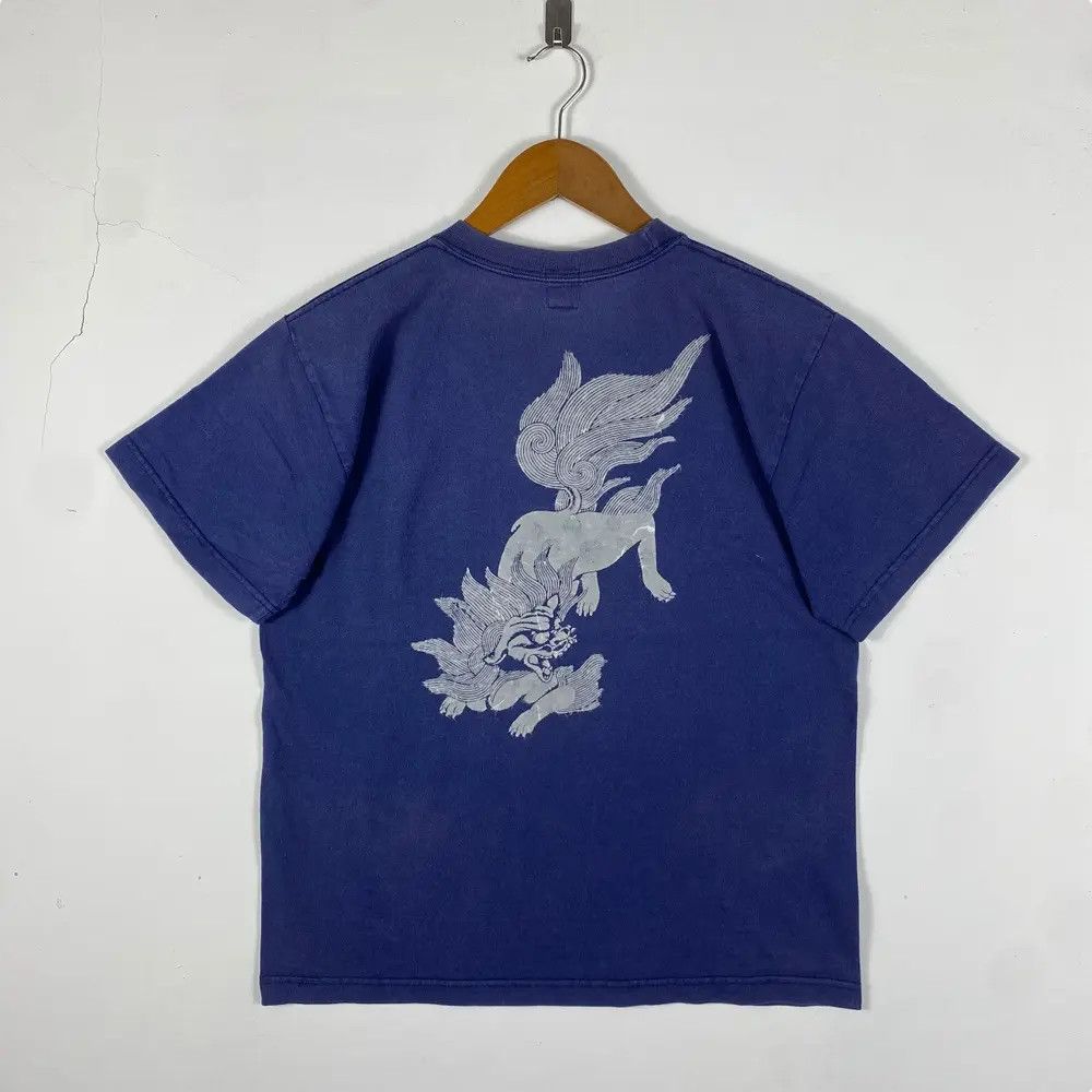 Japanese Brand Vintage JAPANESE TRADITIONAL Mystical Creature Indigo Tee Size US M / EU 48-50 / 2 - 4 Thumbnail