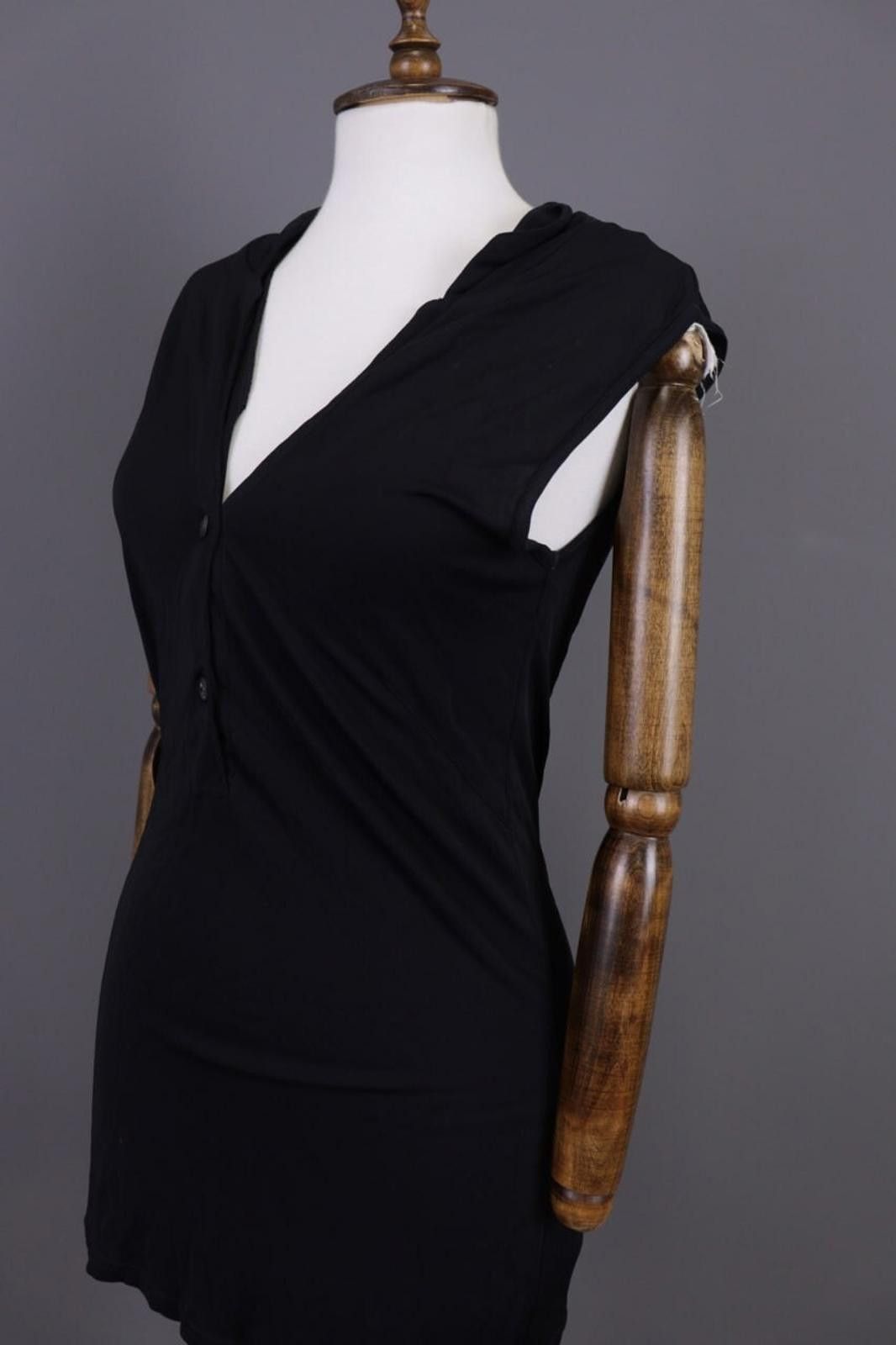 Transit Transit Par Such 131 Black Bodycon Tunic Dress Size 3 Size XL / US 12-14 / IT 48-50 - 8 Thumbnail