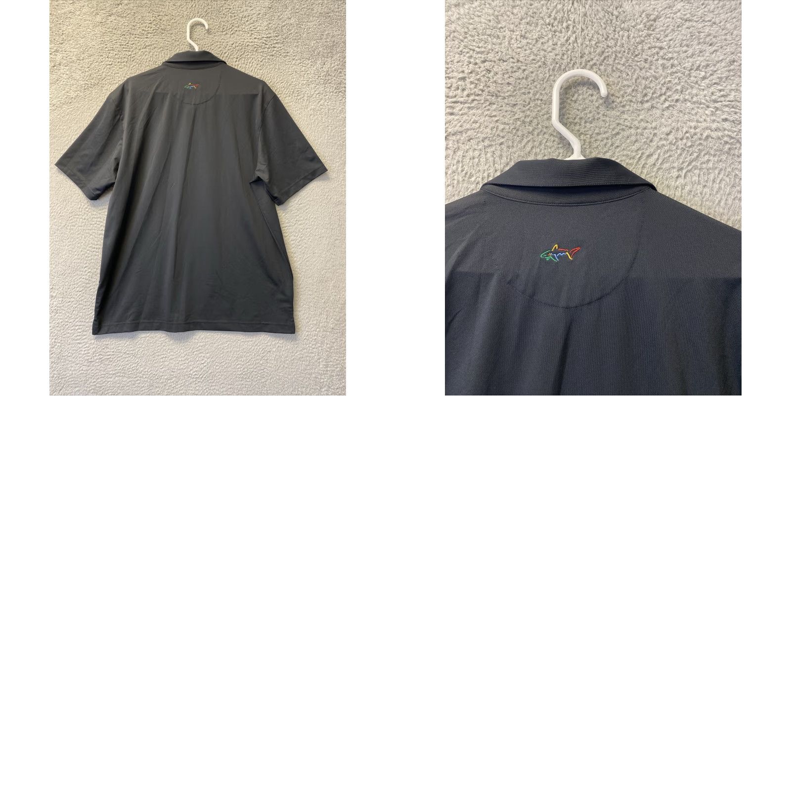 Vintage Greg Norman Polo Shirt Mens Large Black Stretch Logo 90s Outdoor Sports Golf Mens Size US L / EU 52-54 / 3 - 8 Thumbnail