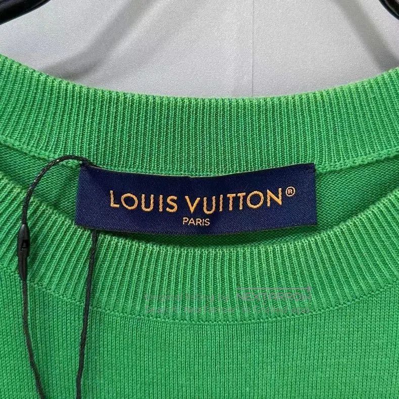 Louis Vuitton Louis Vuitton Green Knit Monogram Short Sleeve. Size US S / EU 44-46 / 1 - 4 Thumbnail