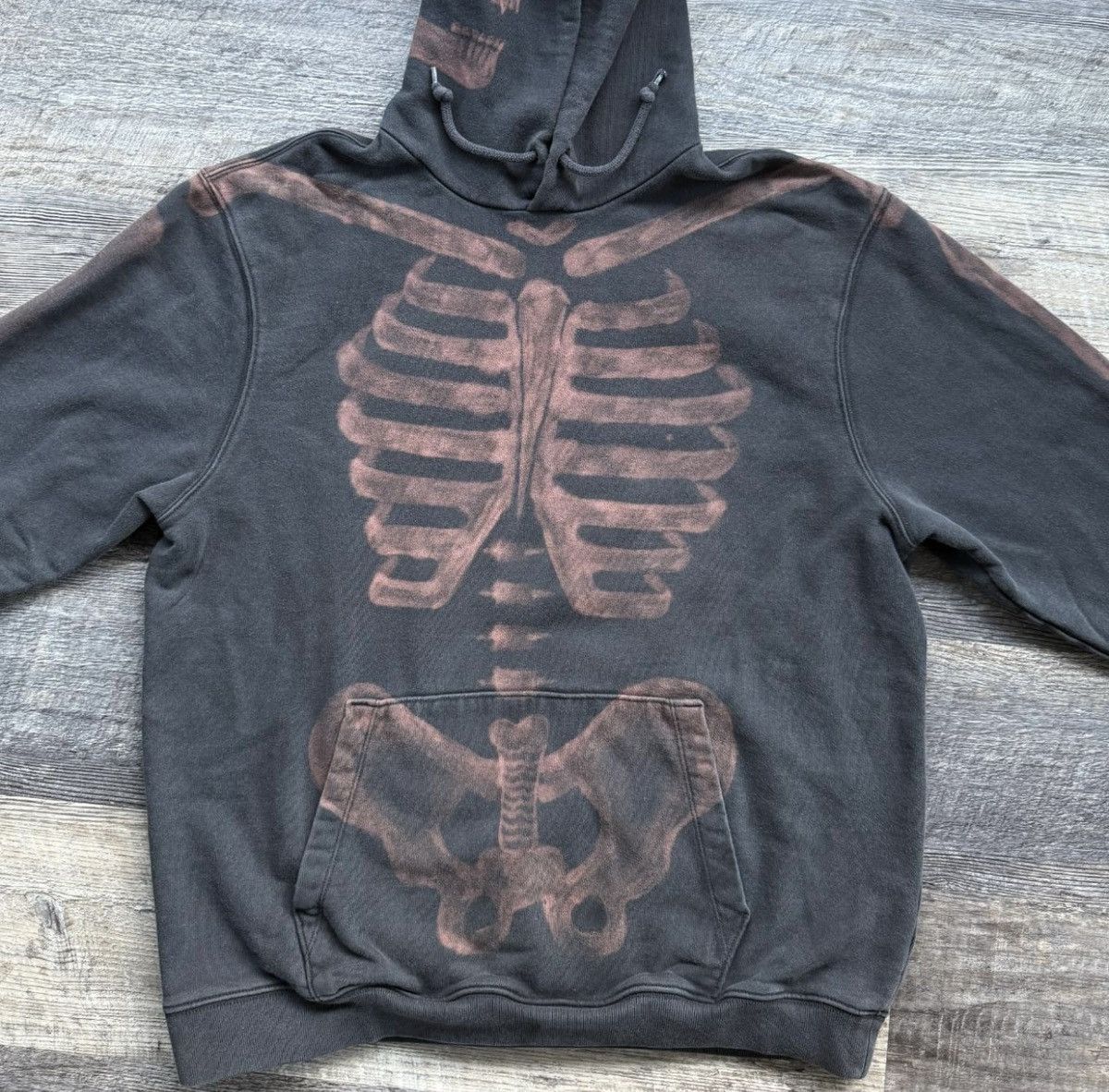 Gap Handmade bleached skeleton hoodie Size US L / EU 52-54 / 3 - 2 Thumbnail