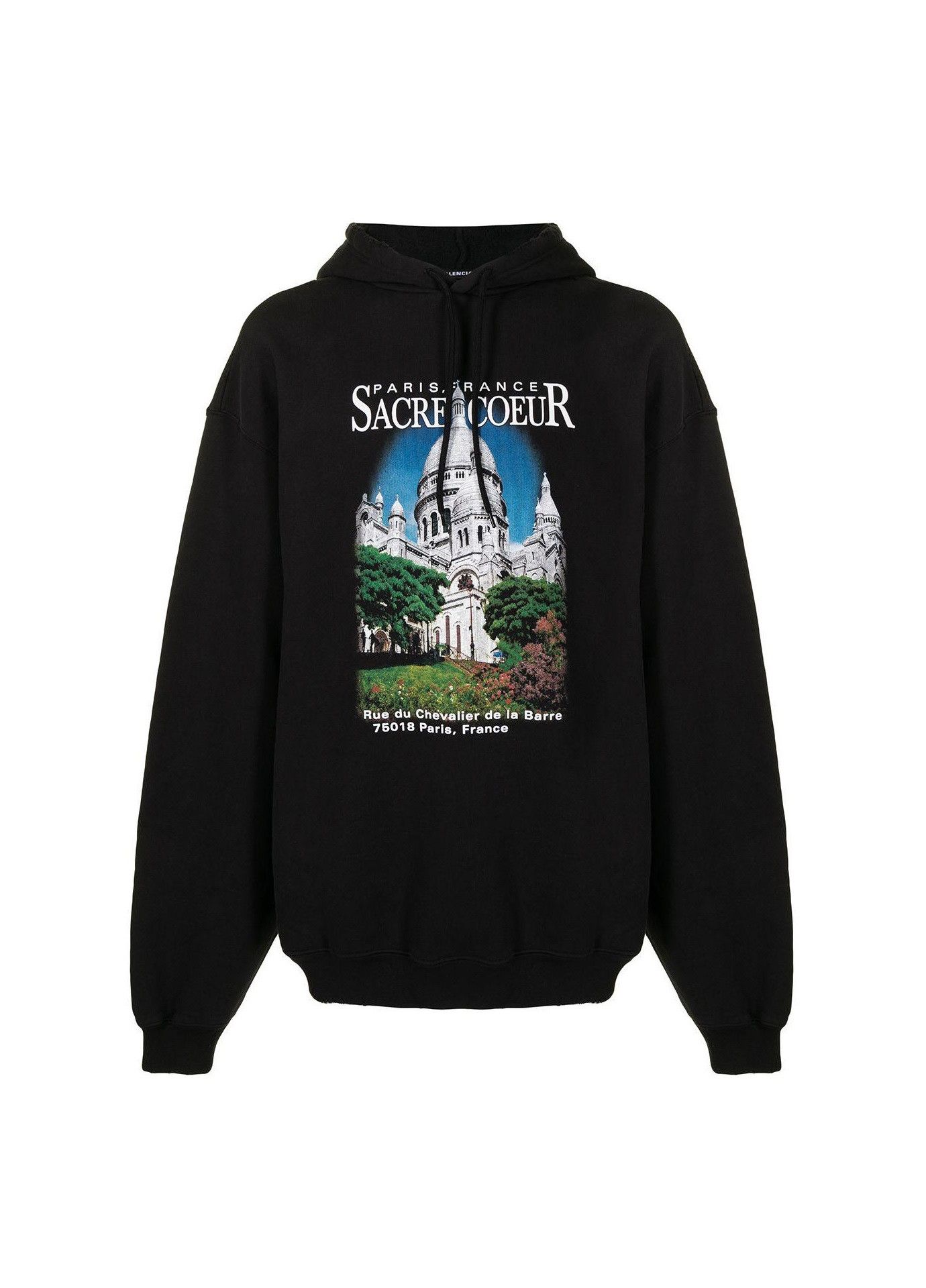 Balenciaga Balenciaga SS21 Sacré Coeur Hoodie - Black Cotton Size US M / EU 48-50 / 2 - 15 Thumbnail