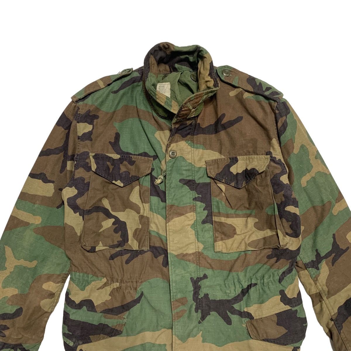 Vintage Vintage 80s Camouflage Military Army Parka Size US S / EU 44-46 / 1 - 4 Thumbnail