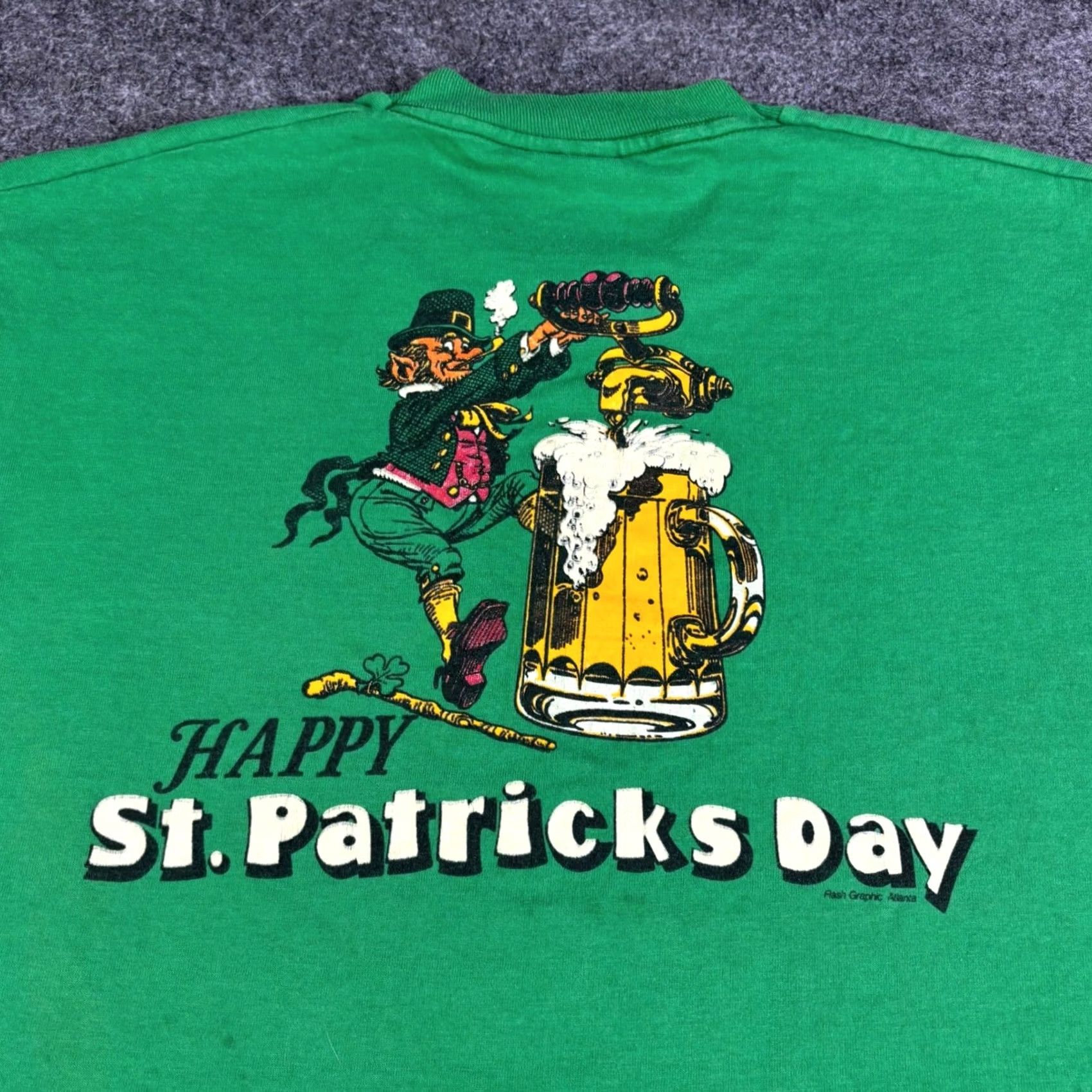 Vintage VINTAGE Heineken St Patricks Day Shirt Mens L Green Screen Stars Best 80s Size US L / EU 52-54 / 3 - 5 Thumbnail